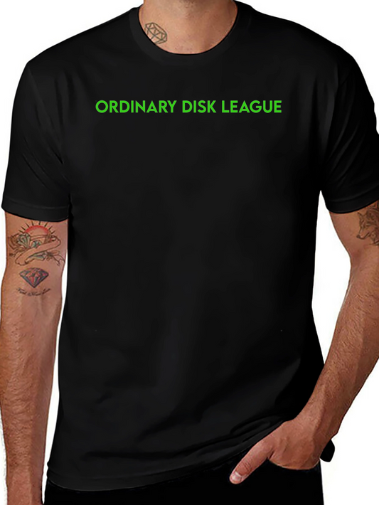 Ordinary Disk League Black T-Shirt