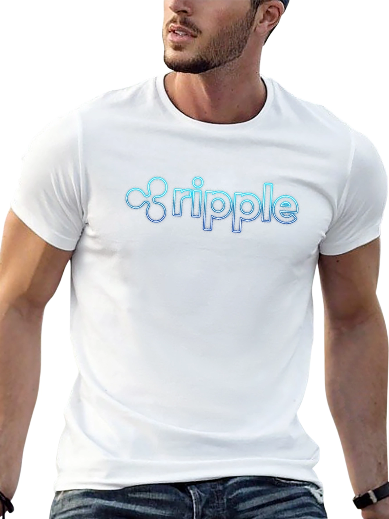 Ripple Crypto Black T-Shirt