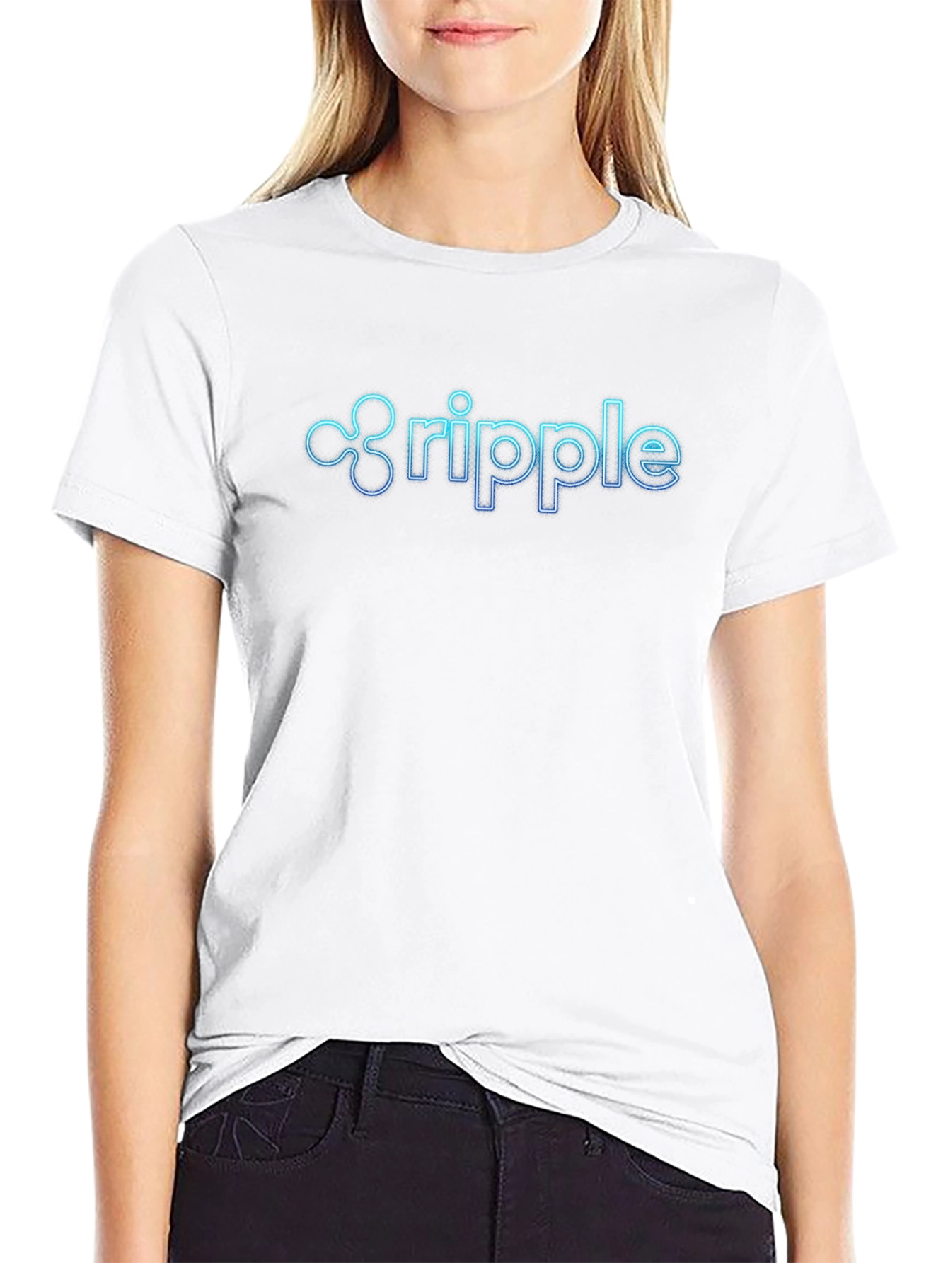 Ripple Crypto Black T-Shirt