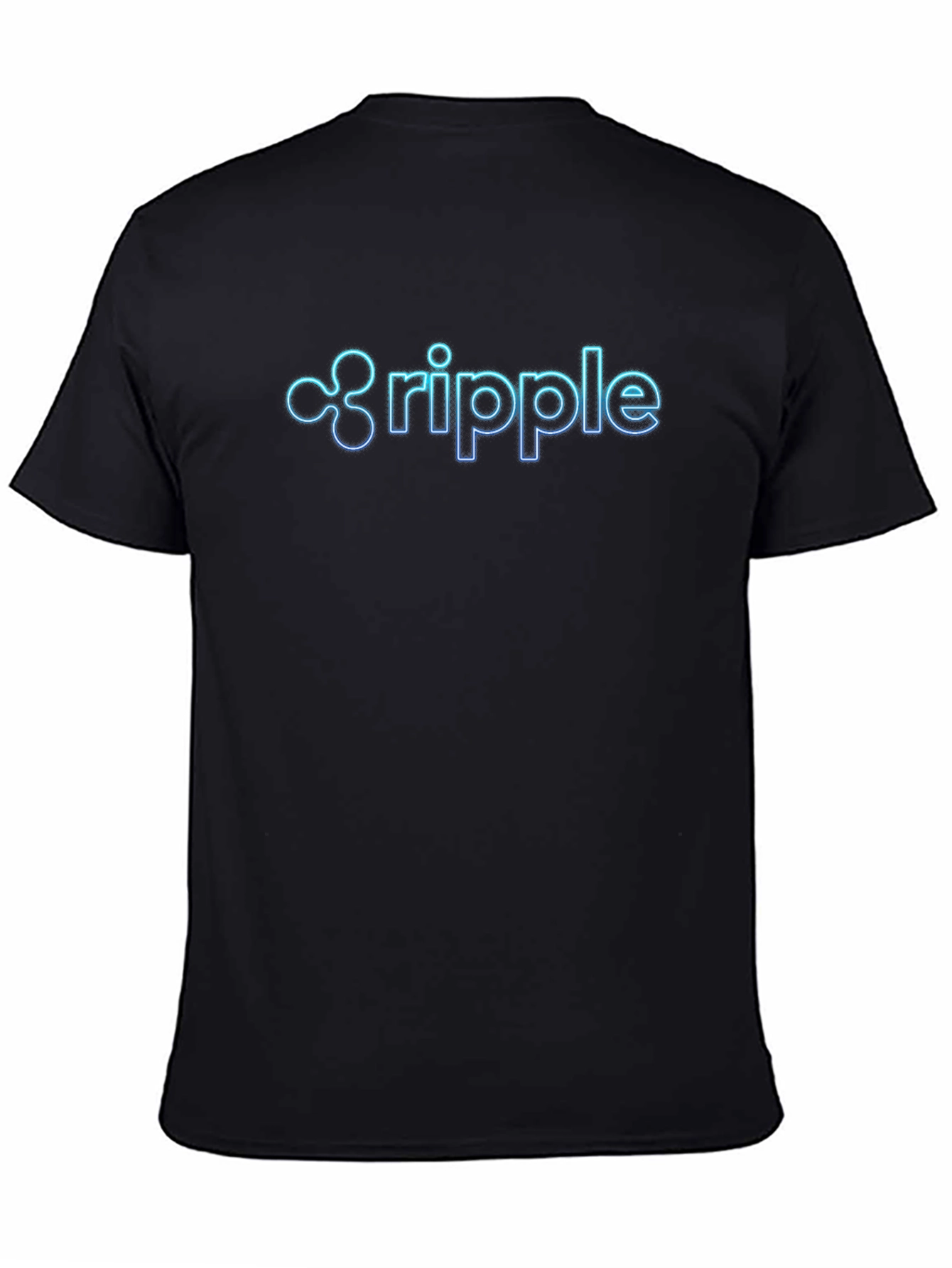 Ripple Crypto Black T-Shirt