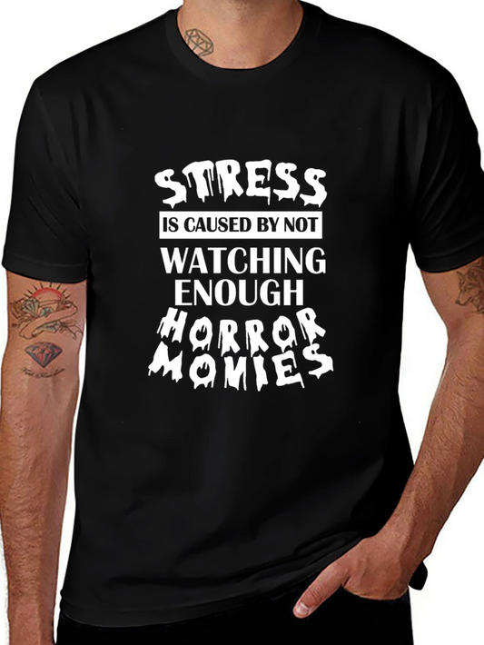 Funny Horror Movie T-Shirt - Stress Relief Tee