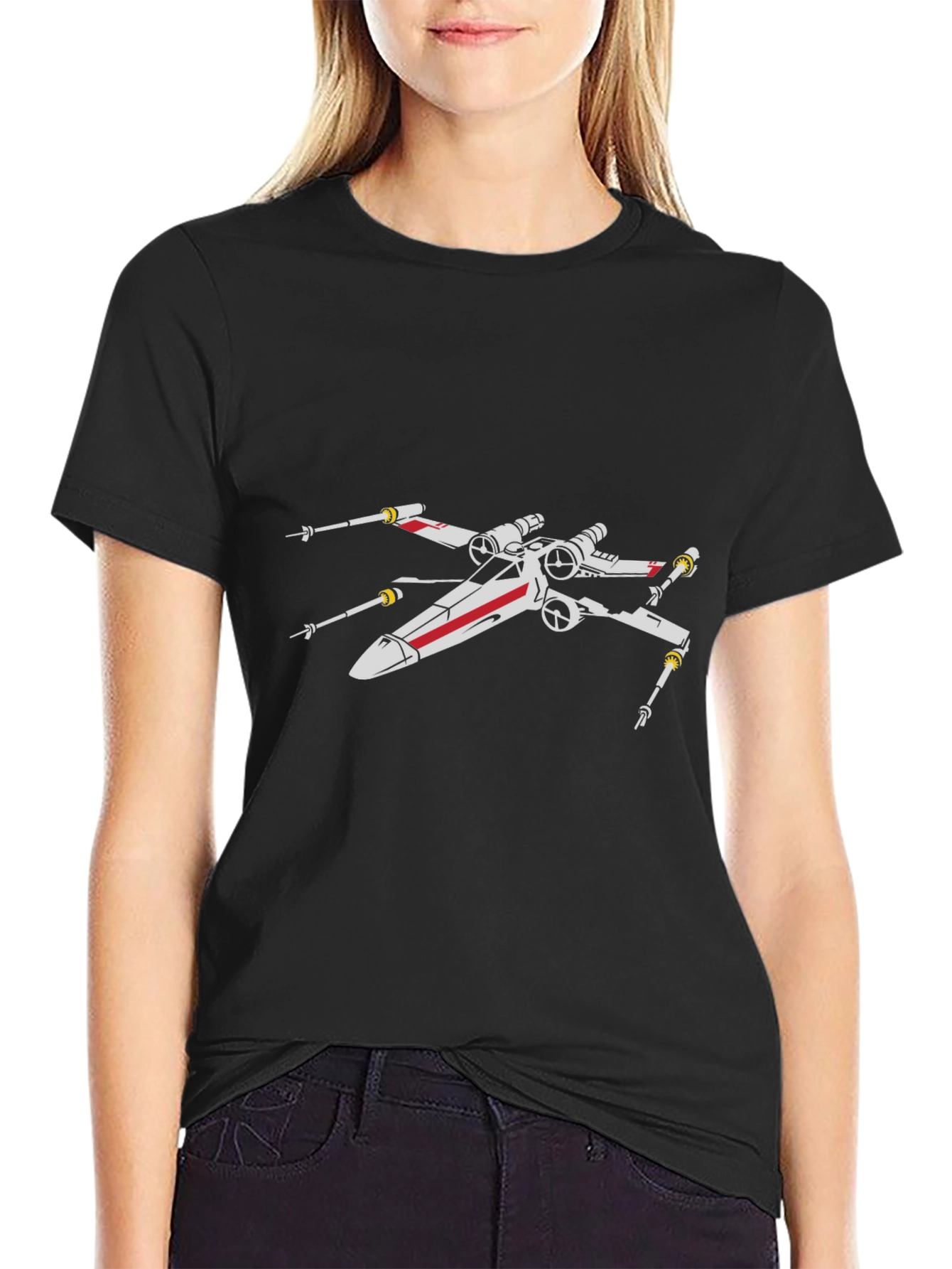 Star Wars X-Wing Fighter Graphic Tee - Black