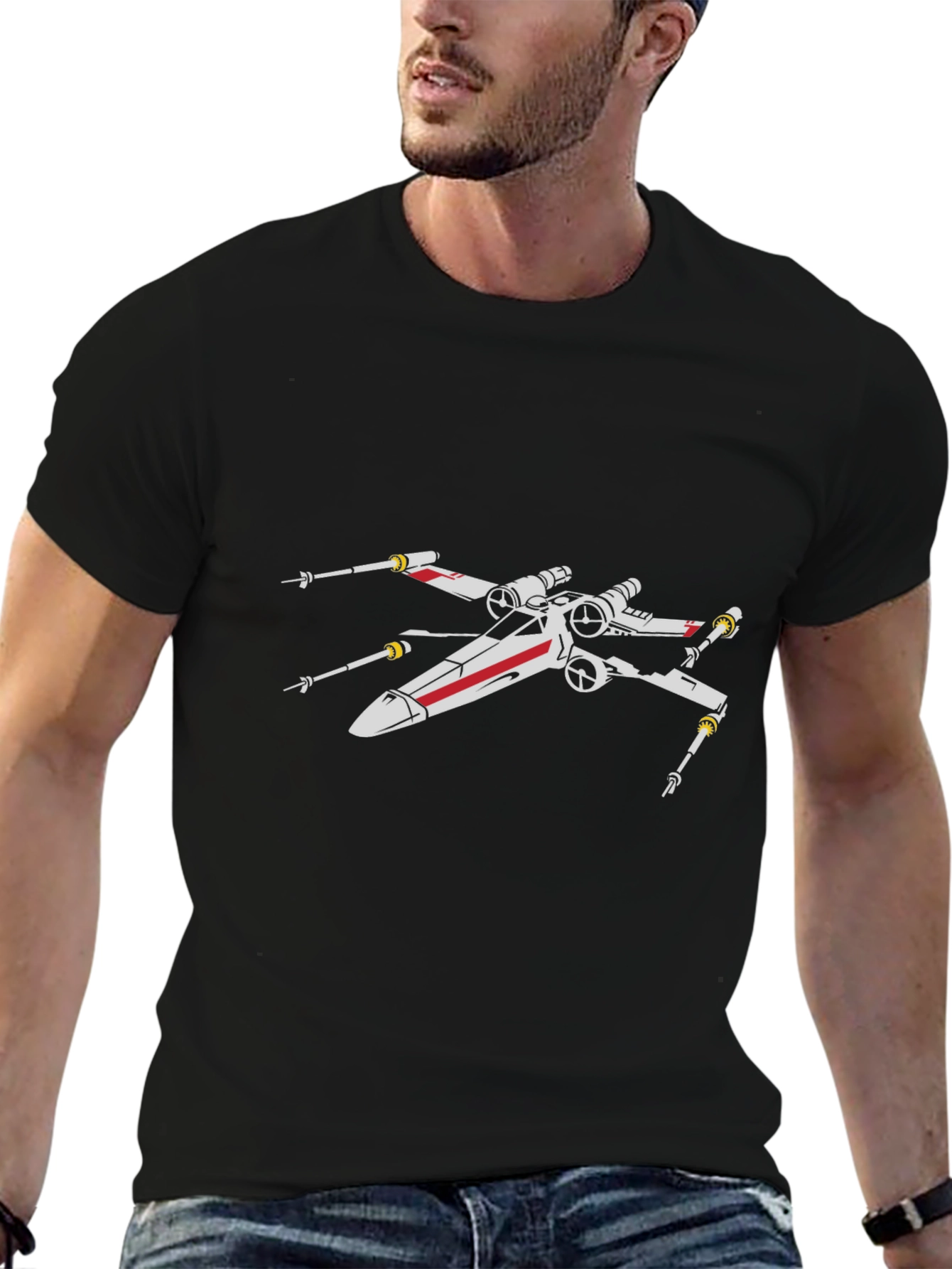 Star Wars X-Wing Fighter Graphic Tee - Black
