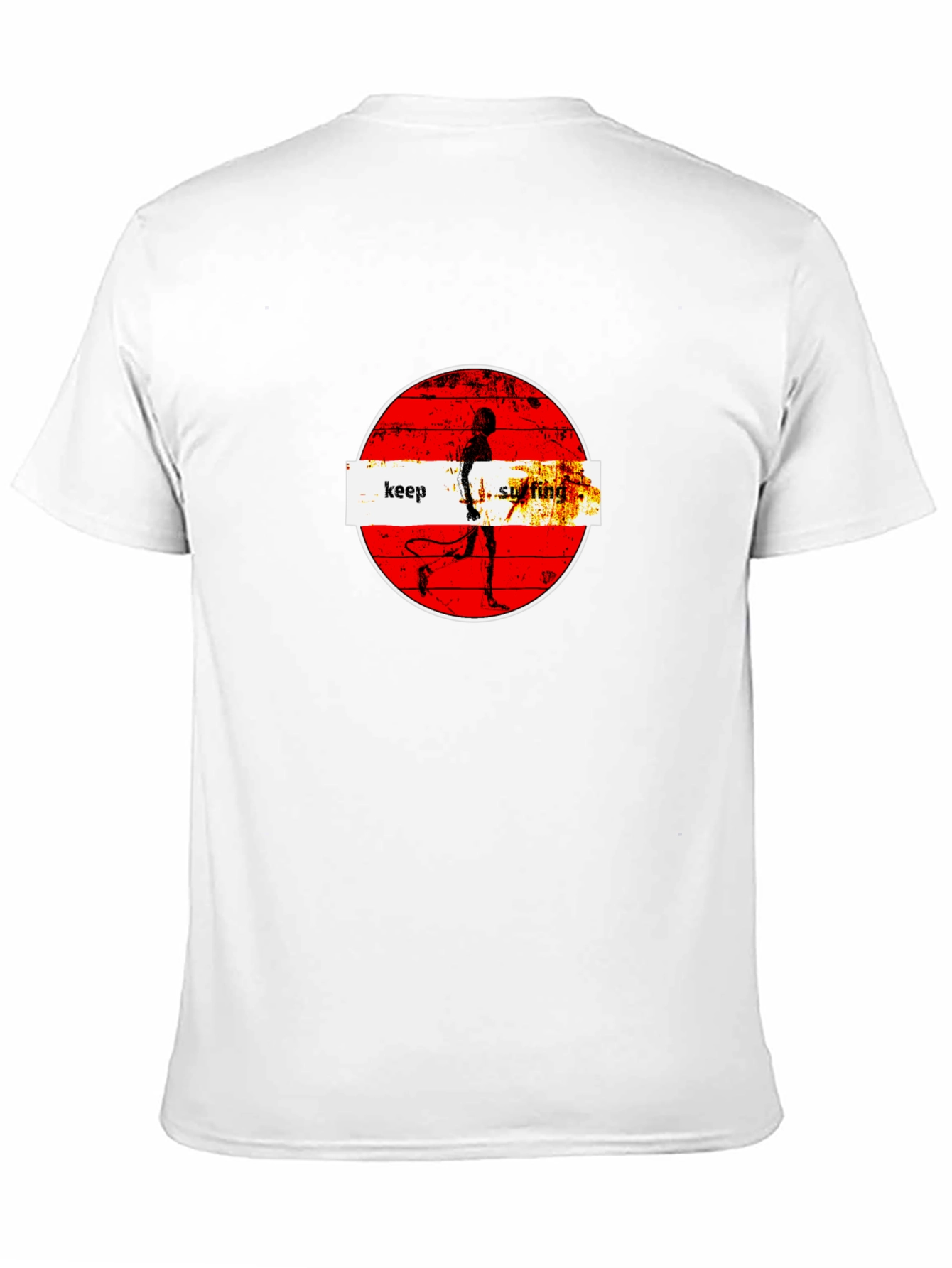 Keep Surfing Graphic Tee - Unisex Black T-Shirt