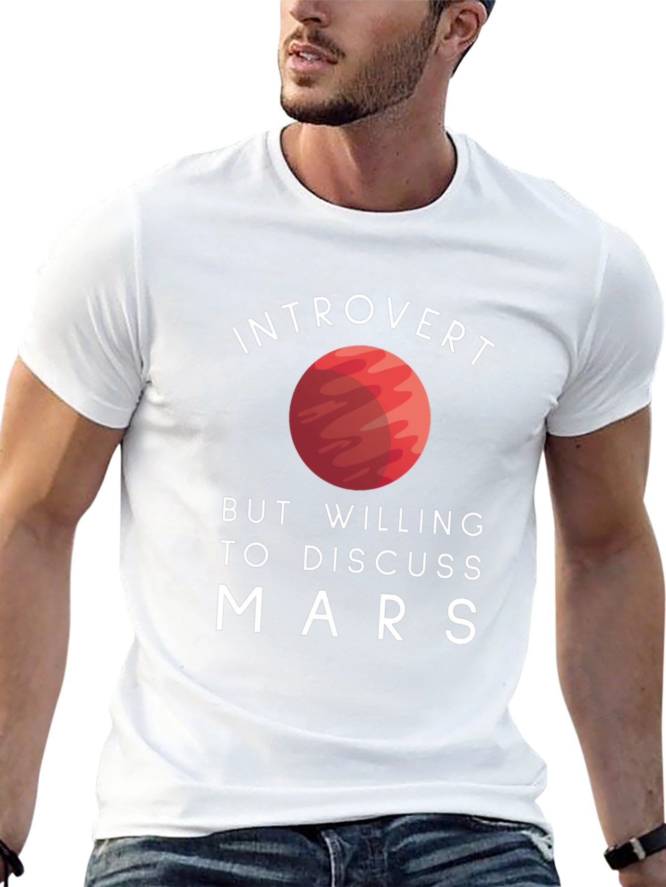 Introvert Mars Discussion T-Shirt