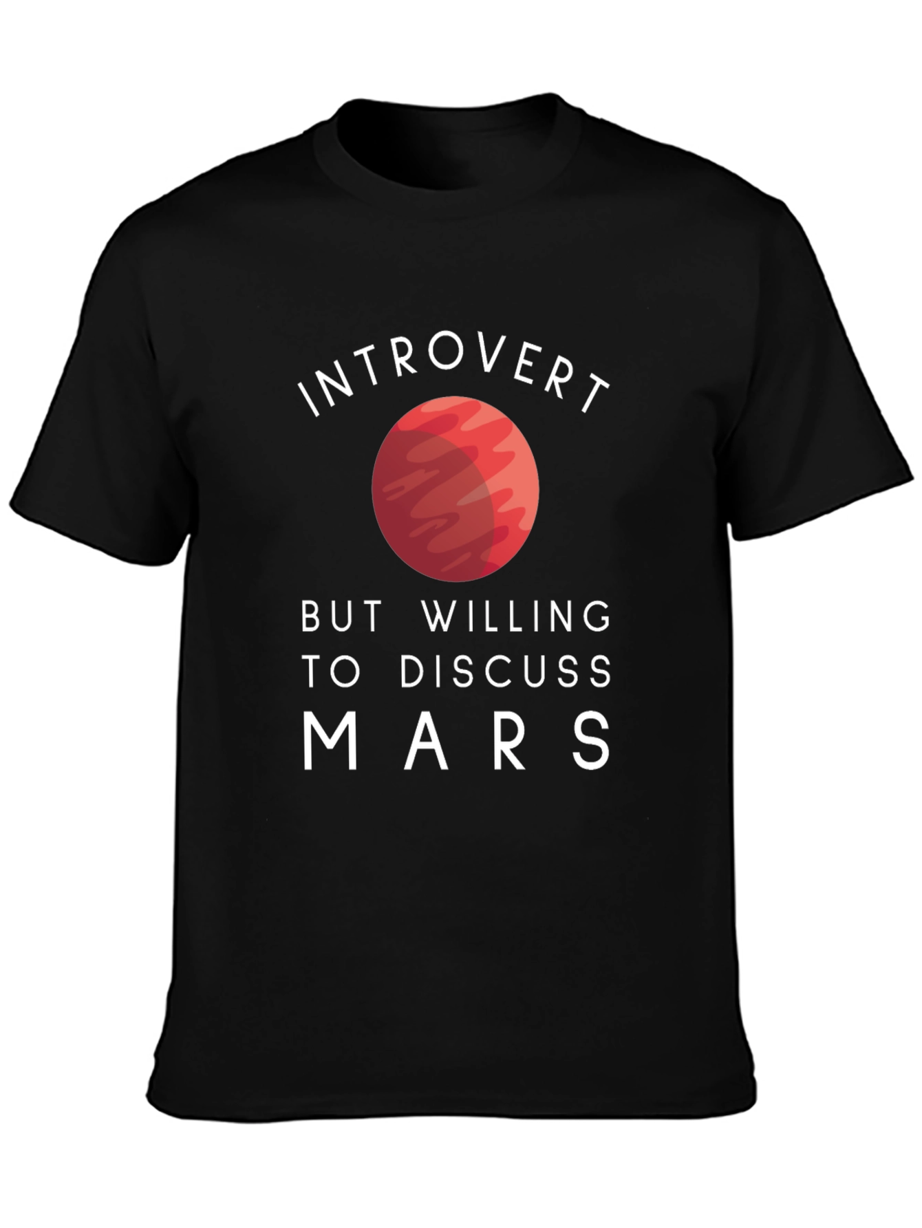 Introvert Mars Discussion T-Shirt