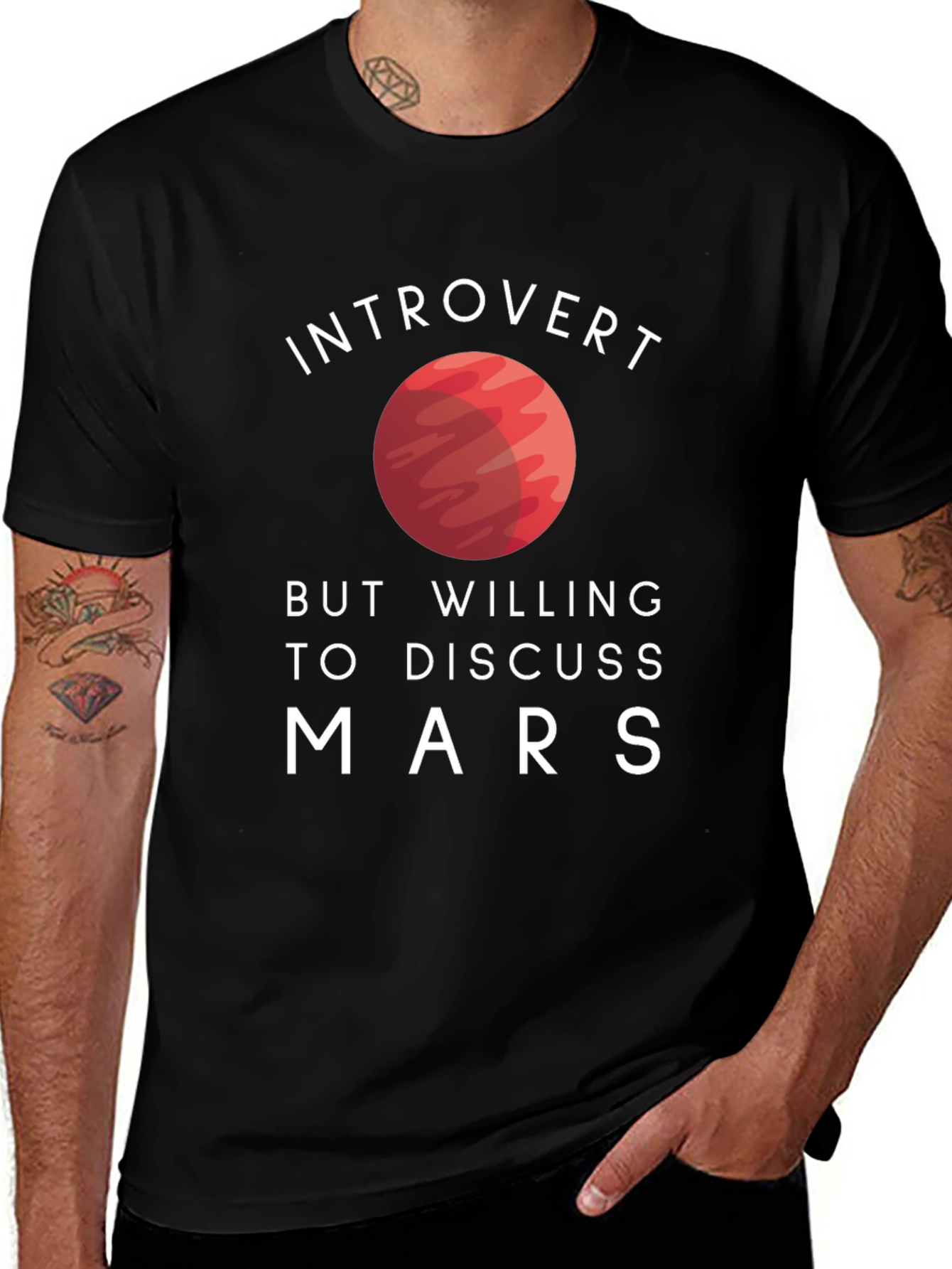 Introvert Mars Discussion T-Shirt