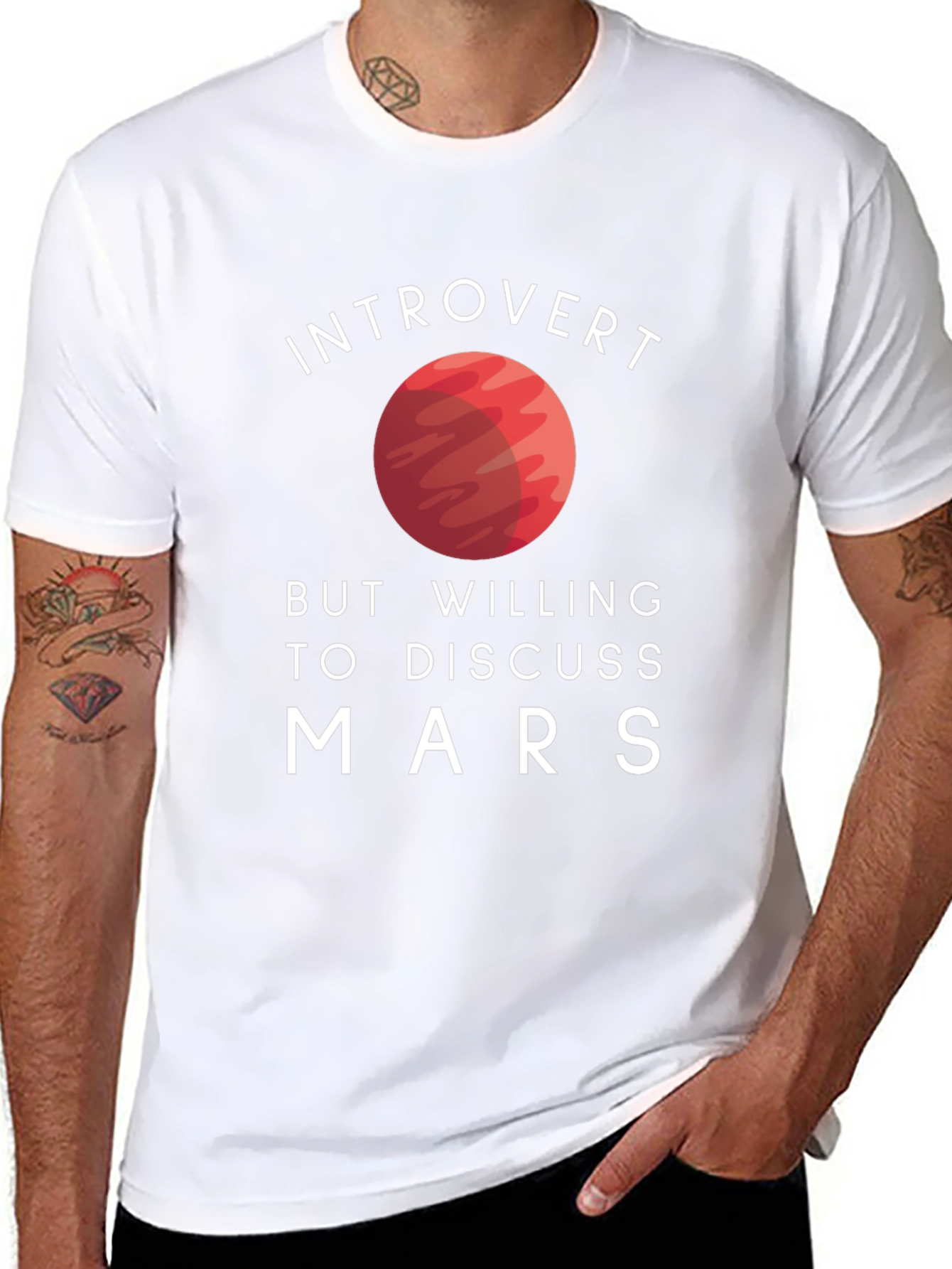 Introvert Mars Discussion T-Shirt