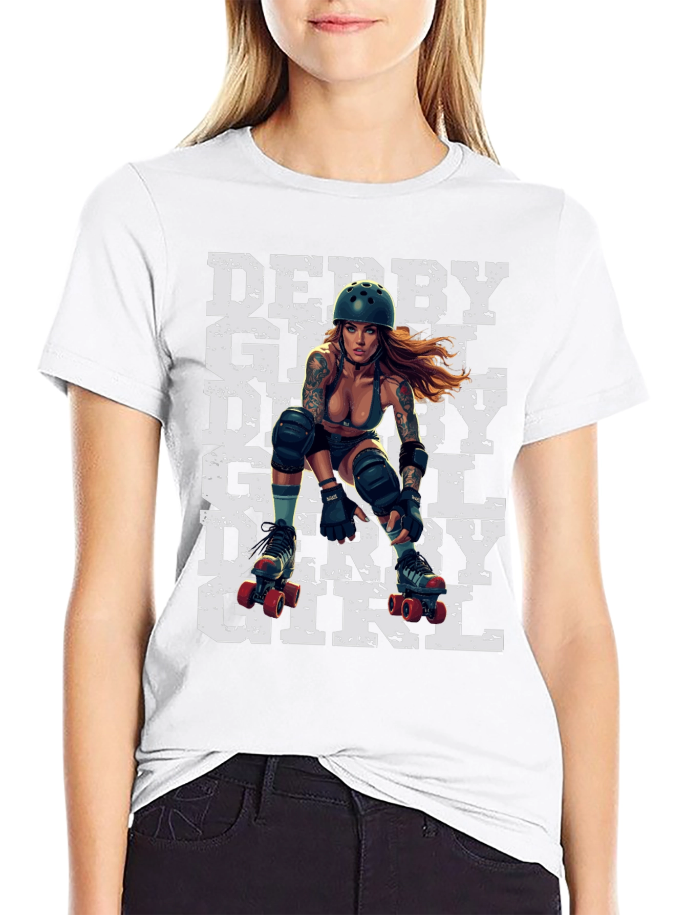 Derby Girl T-Shirt - Roller Derby Style