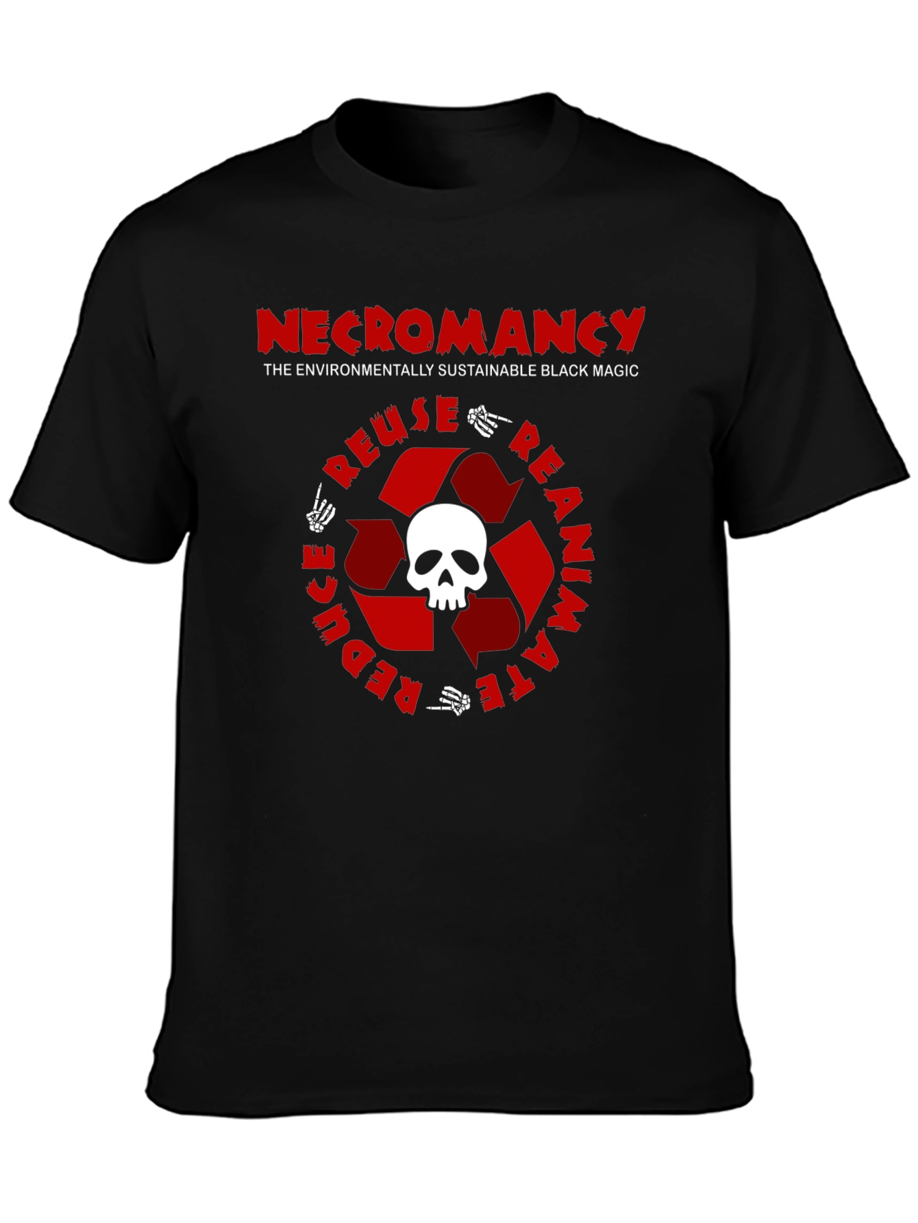 Necromancy Recycle Black T-Shirt