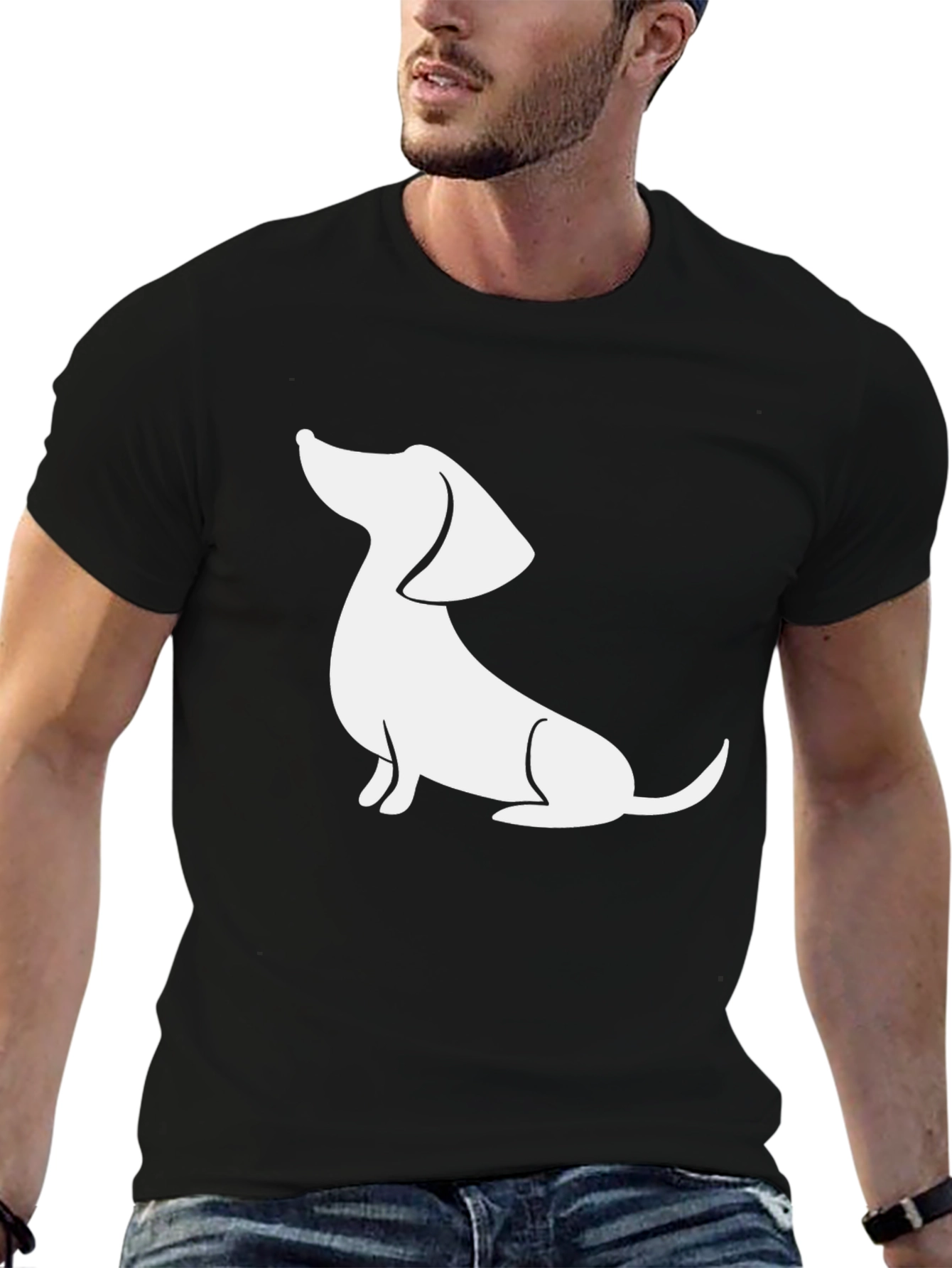 Dachshund Graphic Tee - Cool Dog Lover Shirt