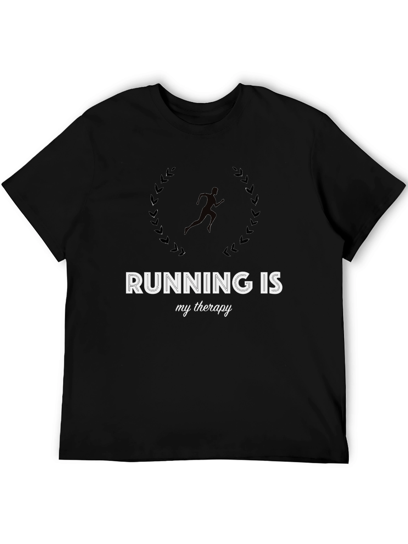 Running is My Therapy Graphic Tee