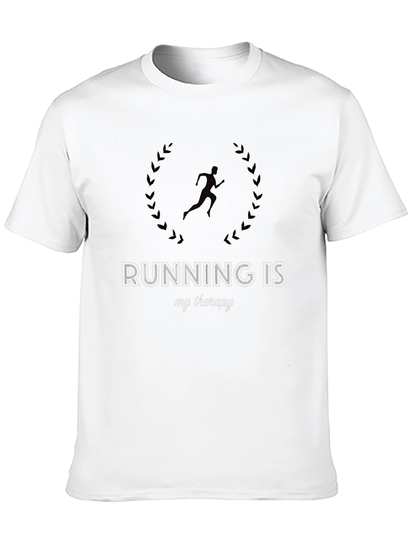 Running is My Therapy Graphic Tee