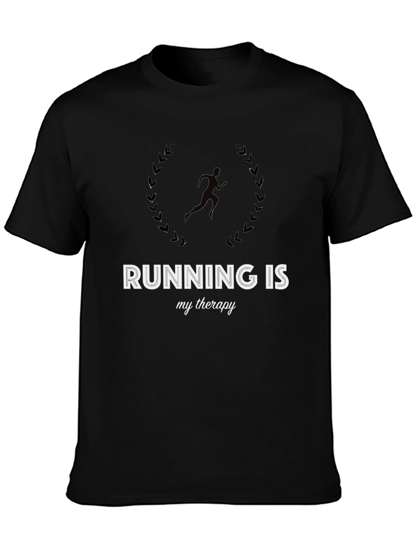 Running is My Therapy Graphic Tee