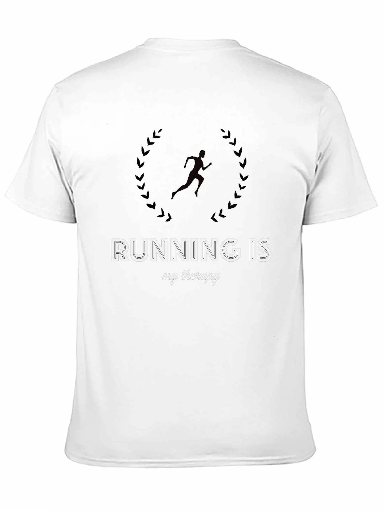 Running is My Therapy Graphic Tee