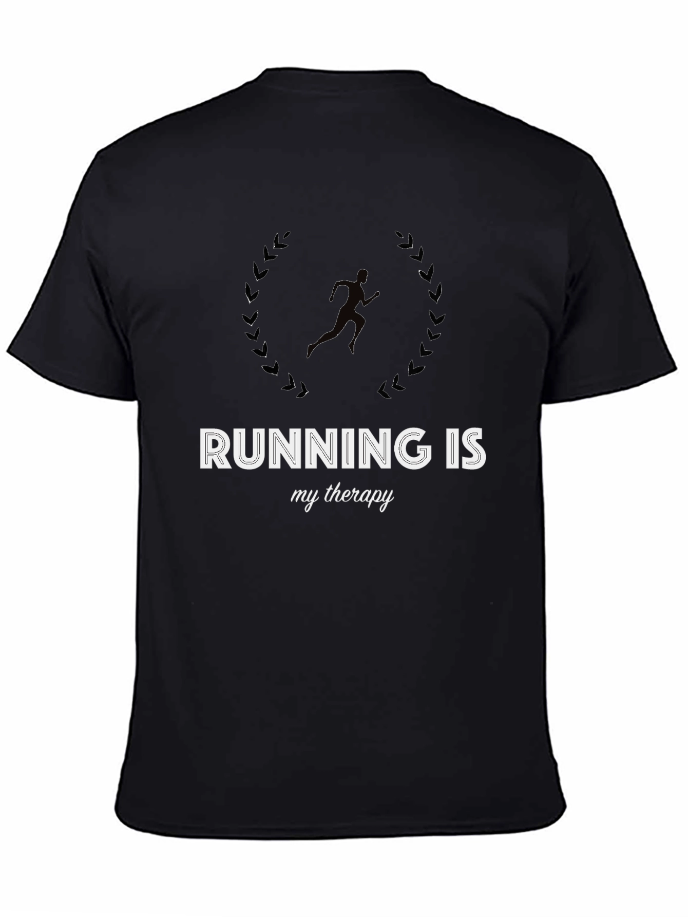 Running is My Therapy Graphic Tee