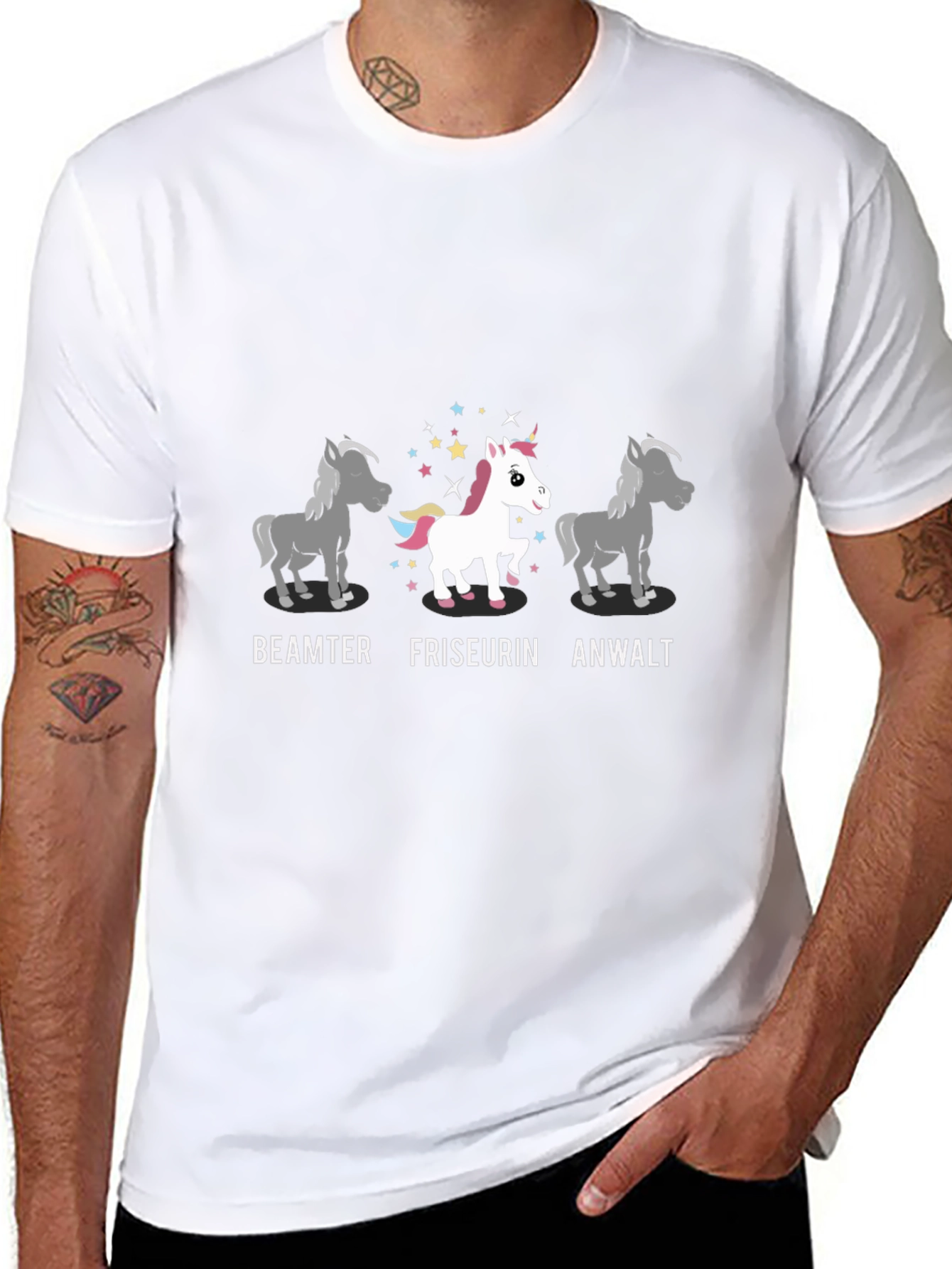 Unicorn Professions Graphic T-Shirt