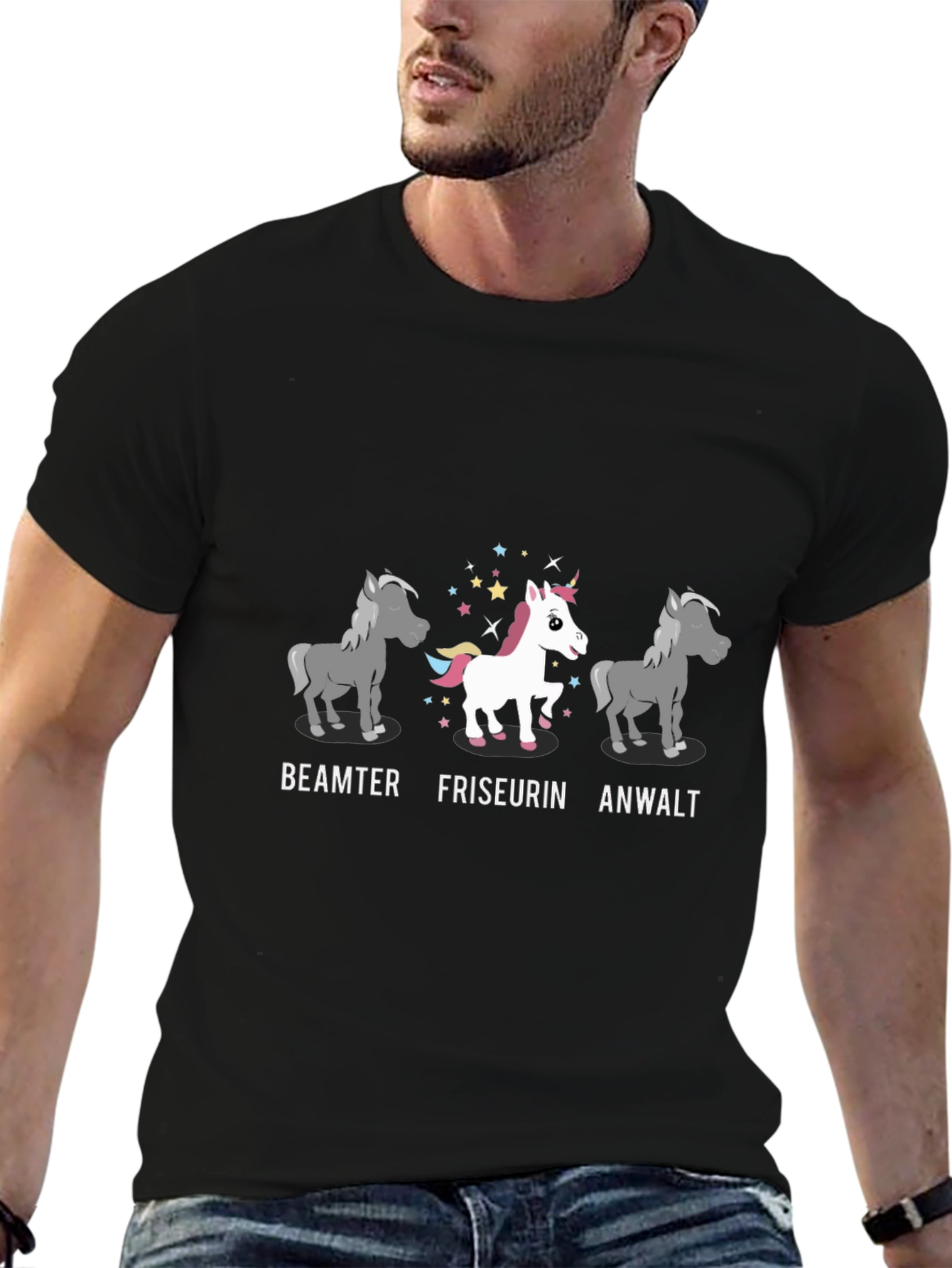 Unicorn Professions Graphic T-Shirt