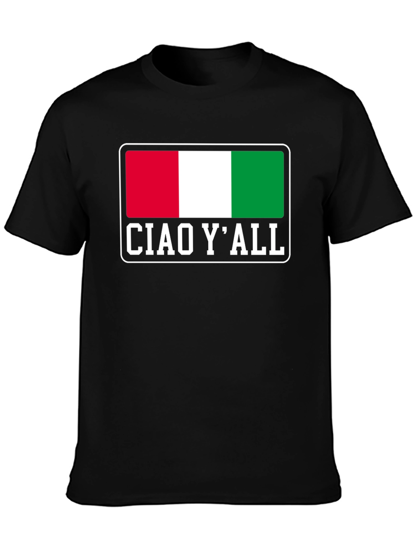 Ciao YAll Italy Flag Graphic T-Shirt
