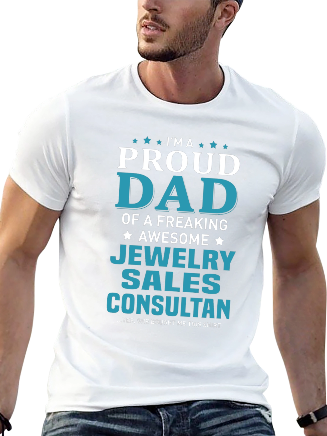Proud Dad of a Jewelry Sales Consultant T-Shirt