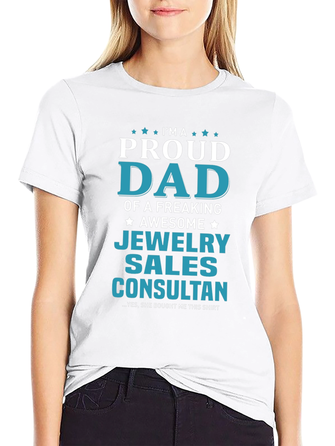Proud Dad of a Jewelry Sales Consultant T-Shirt