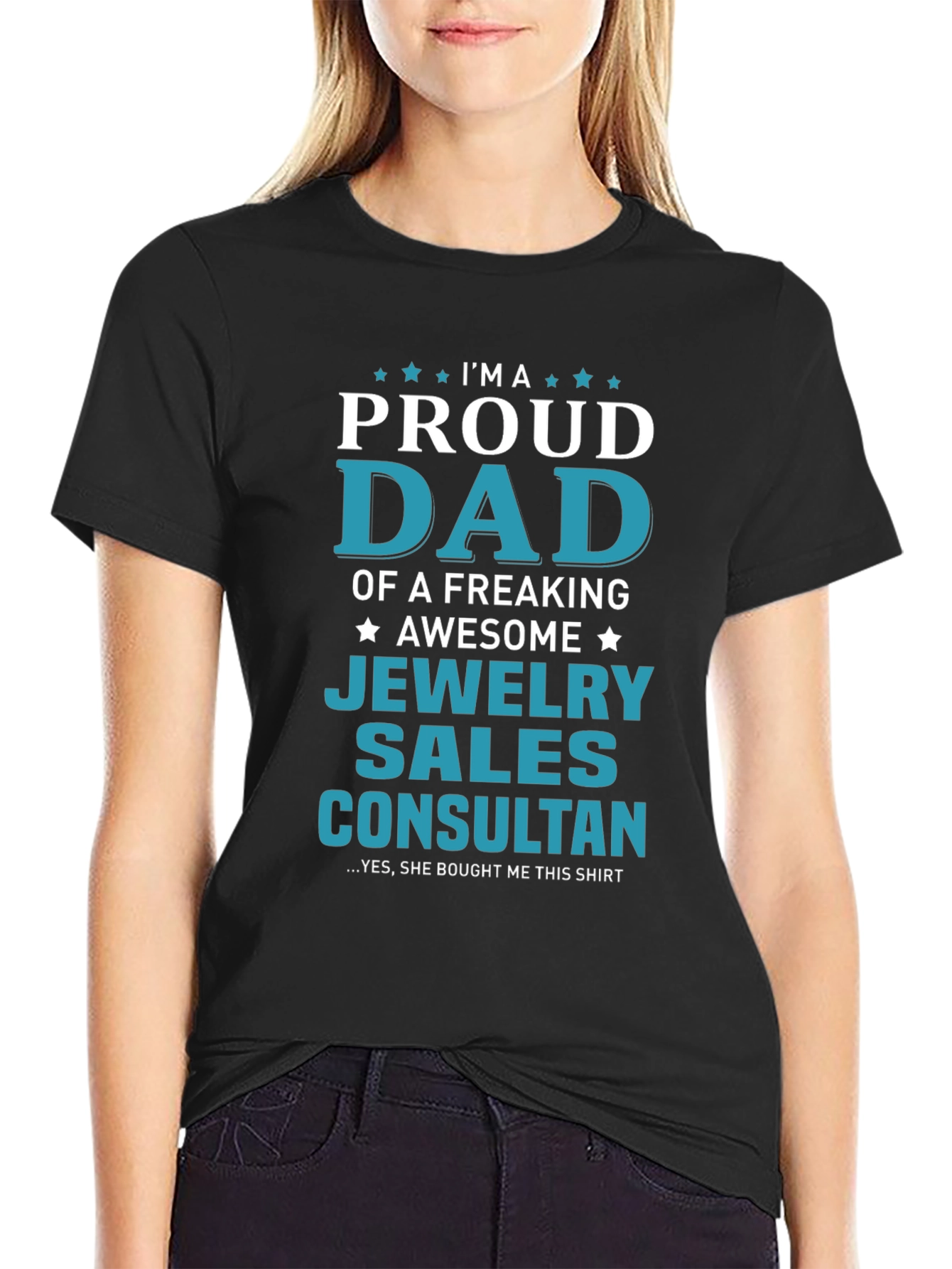 Proud Dad of a Jewelry Sales Consultant T-Shirt