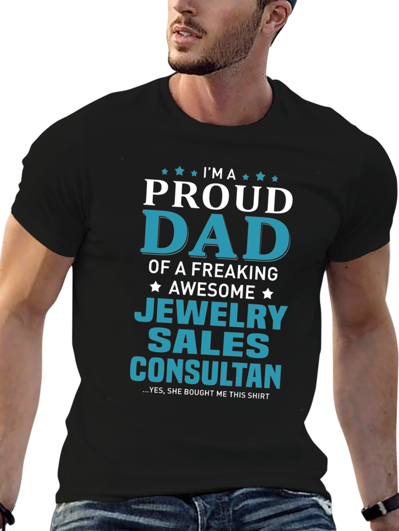 Proud Dad of a Jewelry Sales Consultant T-Shirt