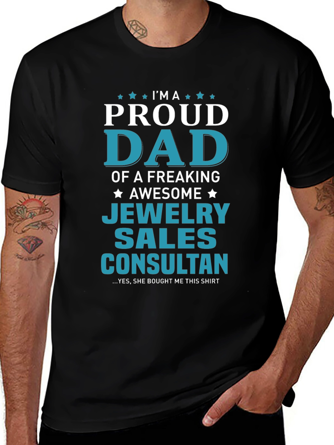 Proud Dad of a Jewelry Sales Consultant T-Shirt