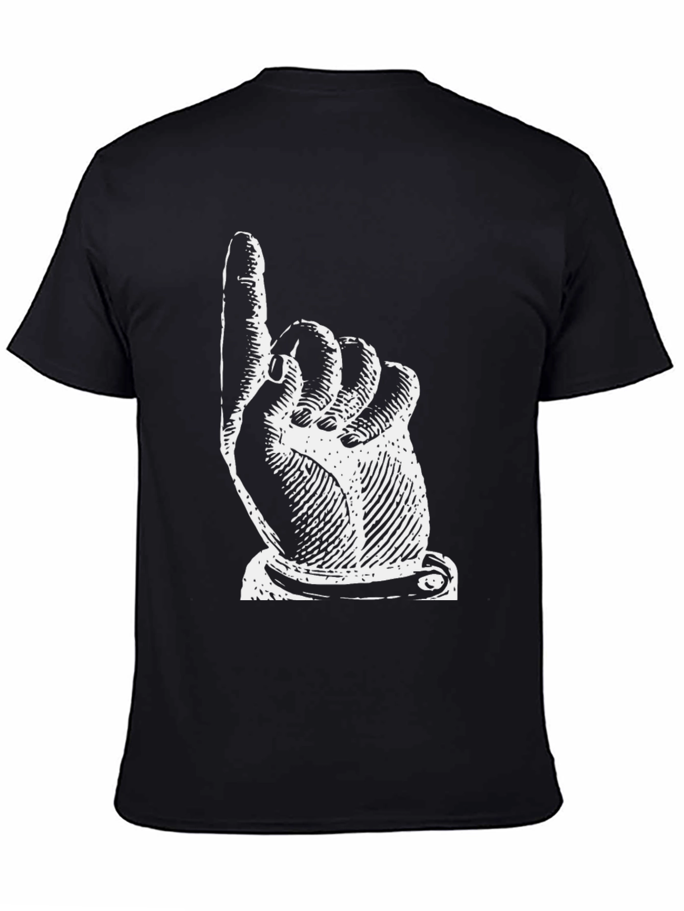 Pointing Finger Graphic T-Shirt