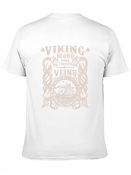 Viking Blood T-Shirt Nordic Mythology Tee