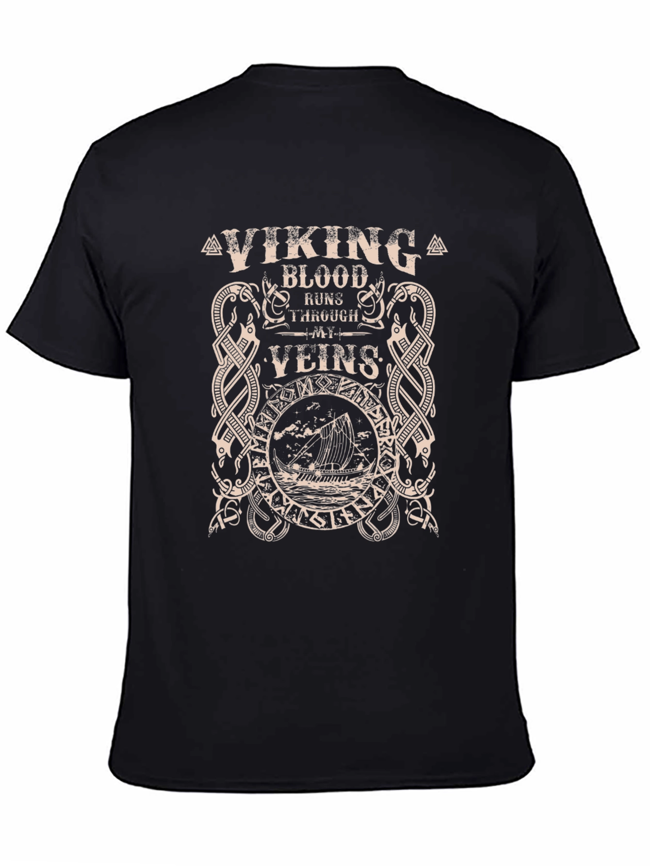 Viking Blood T-Shirt Nordic Mythology Tee