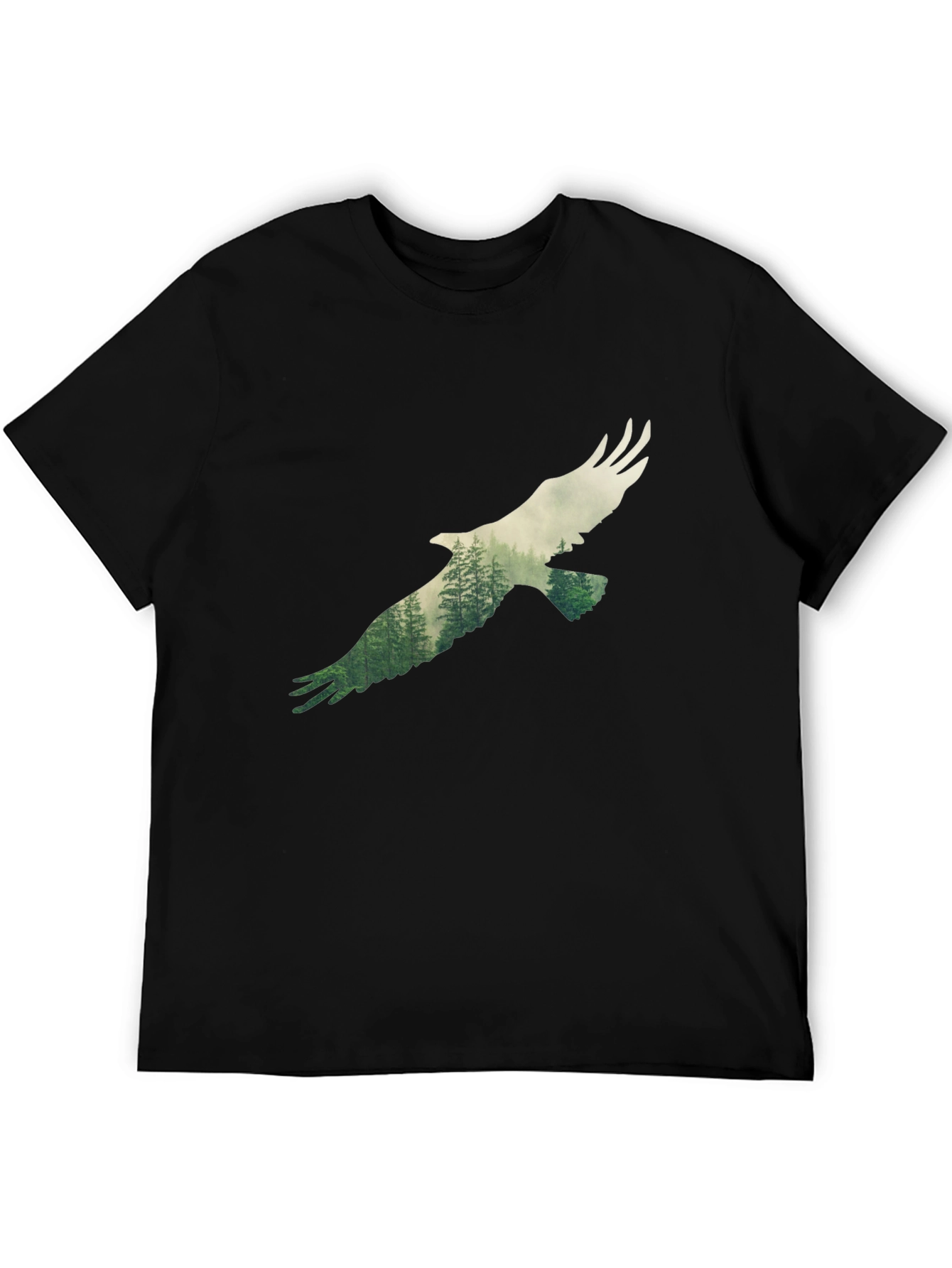 Eagle Forest T-Shirt - Nature Inspired Tee