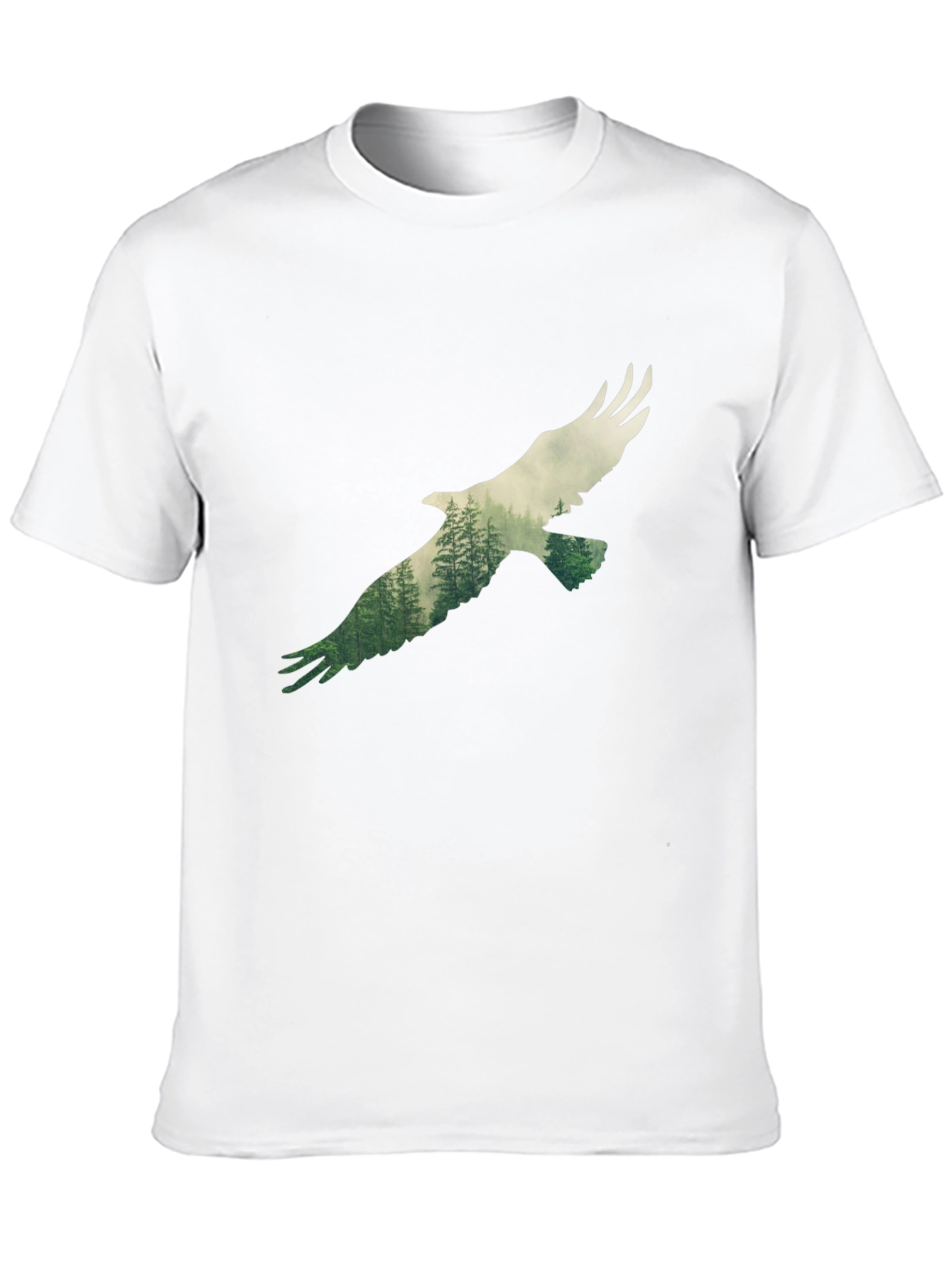 Eagle Forest T-Shirt - Nature Inspired Tee