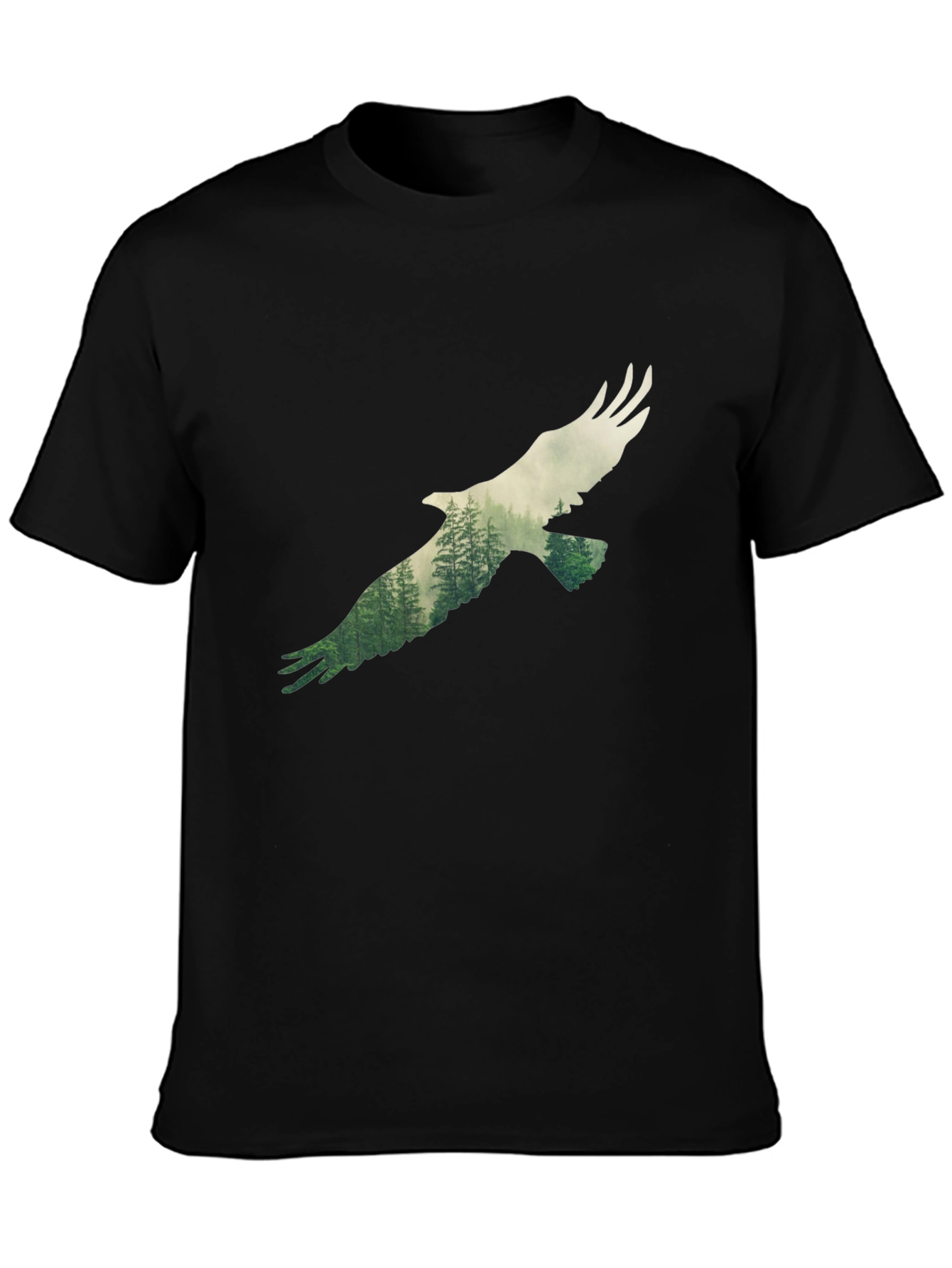 Eagle Forest T-Shirt - Nature Inspired Tee