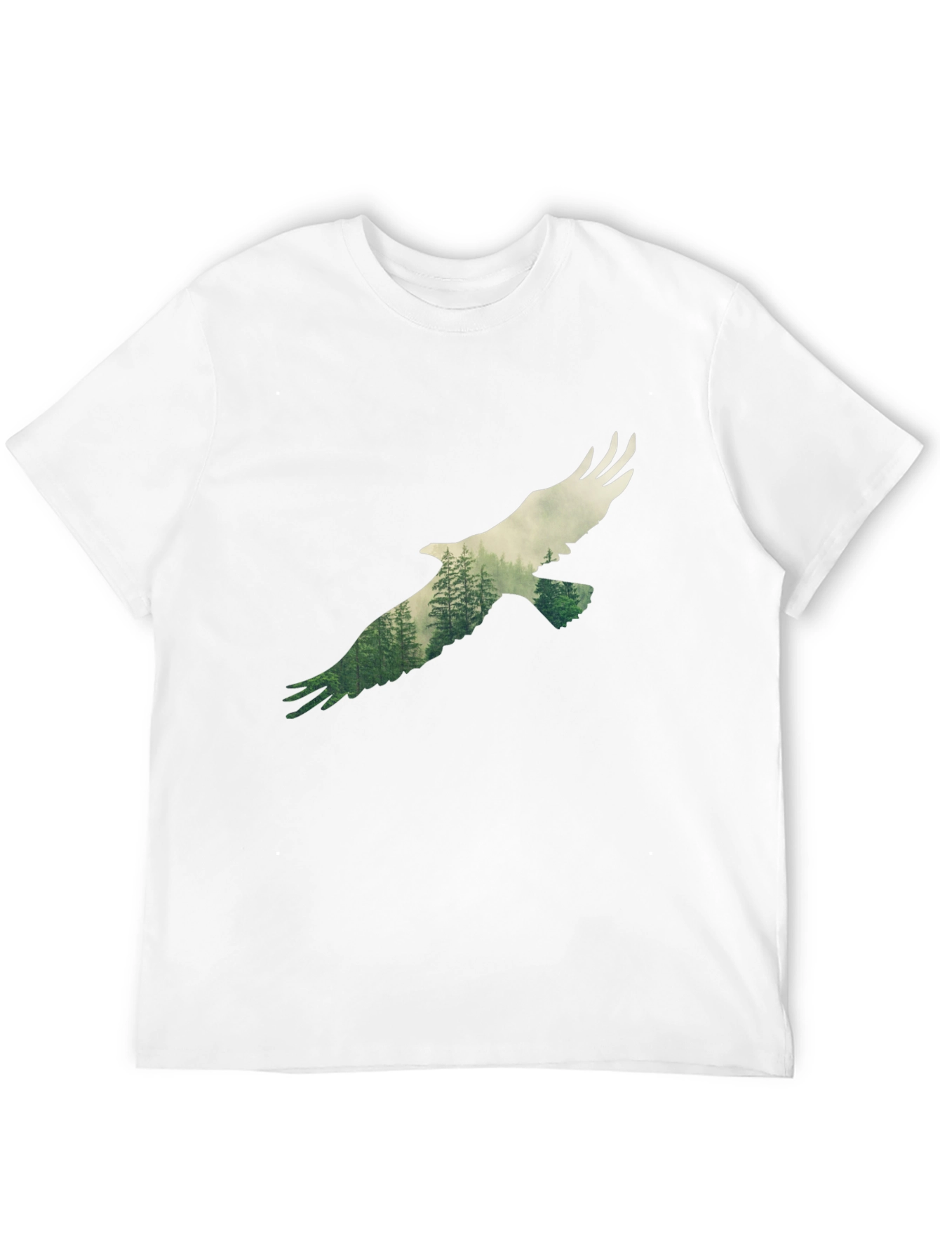 Eagle Forest T-Shirt - Nature Inspired Tee