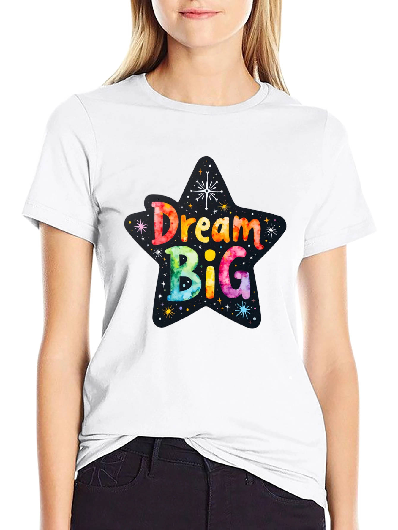 Dream Big Star Graphic T-Shirt
