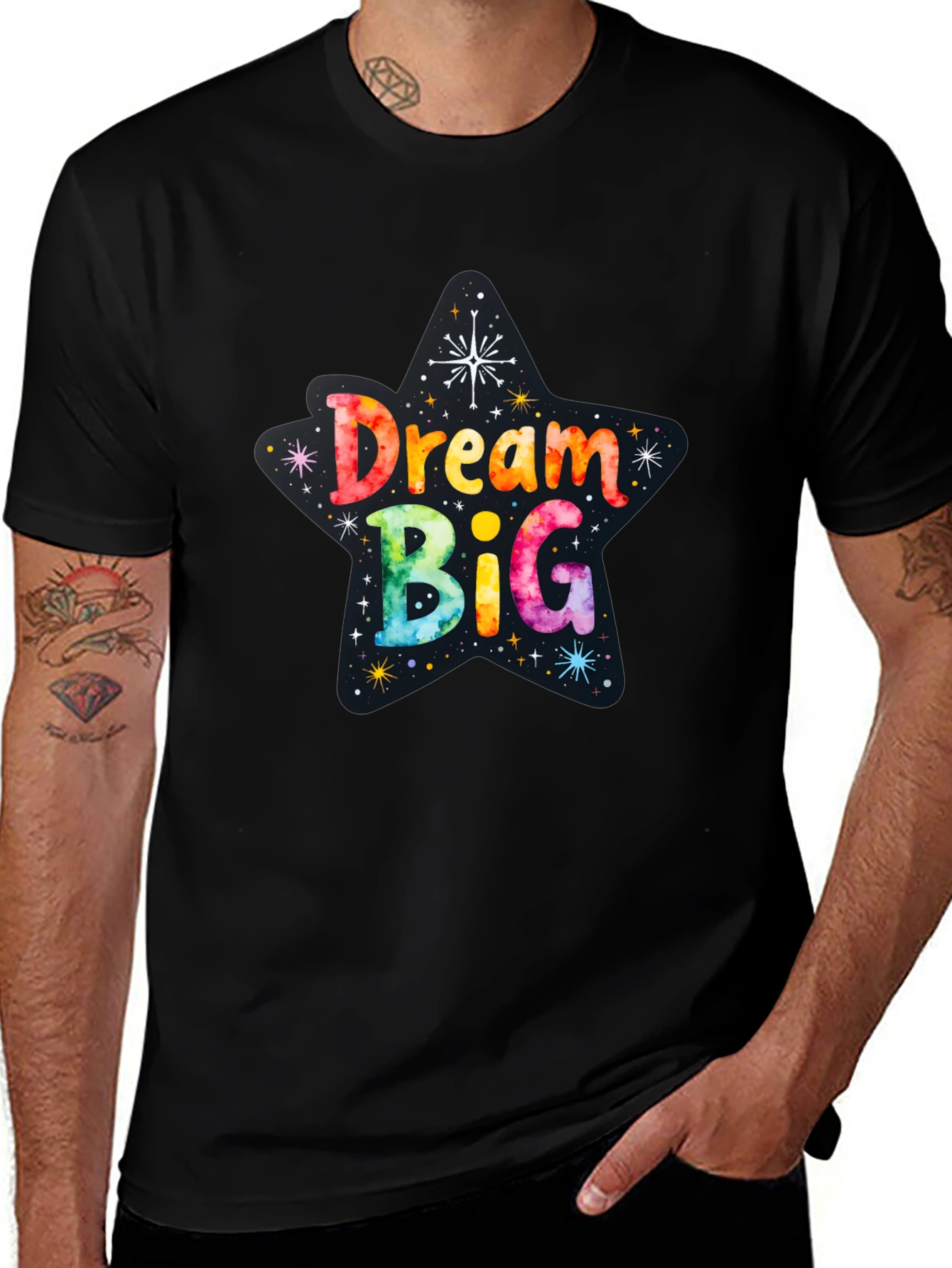 Dream Big Star Graphic T-Shirt