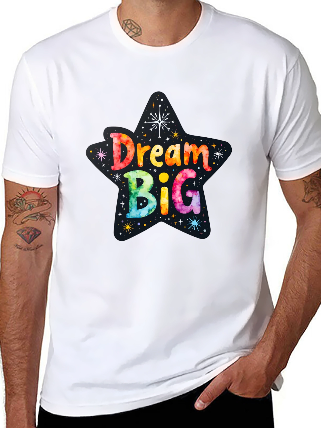 Dream Big Star Graphic T-Shirt