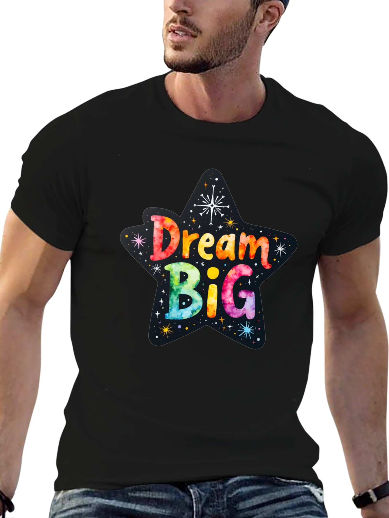 Dream Big Star Graphic T-Shirt