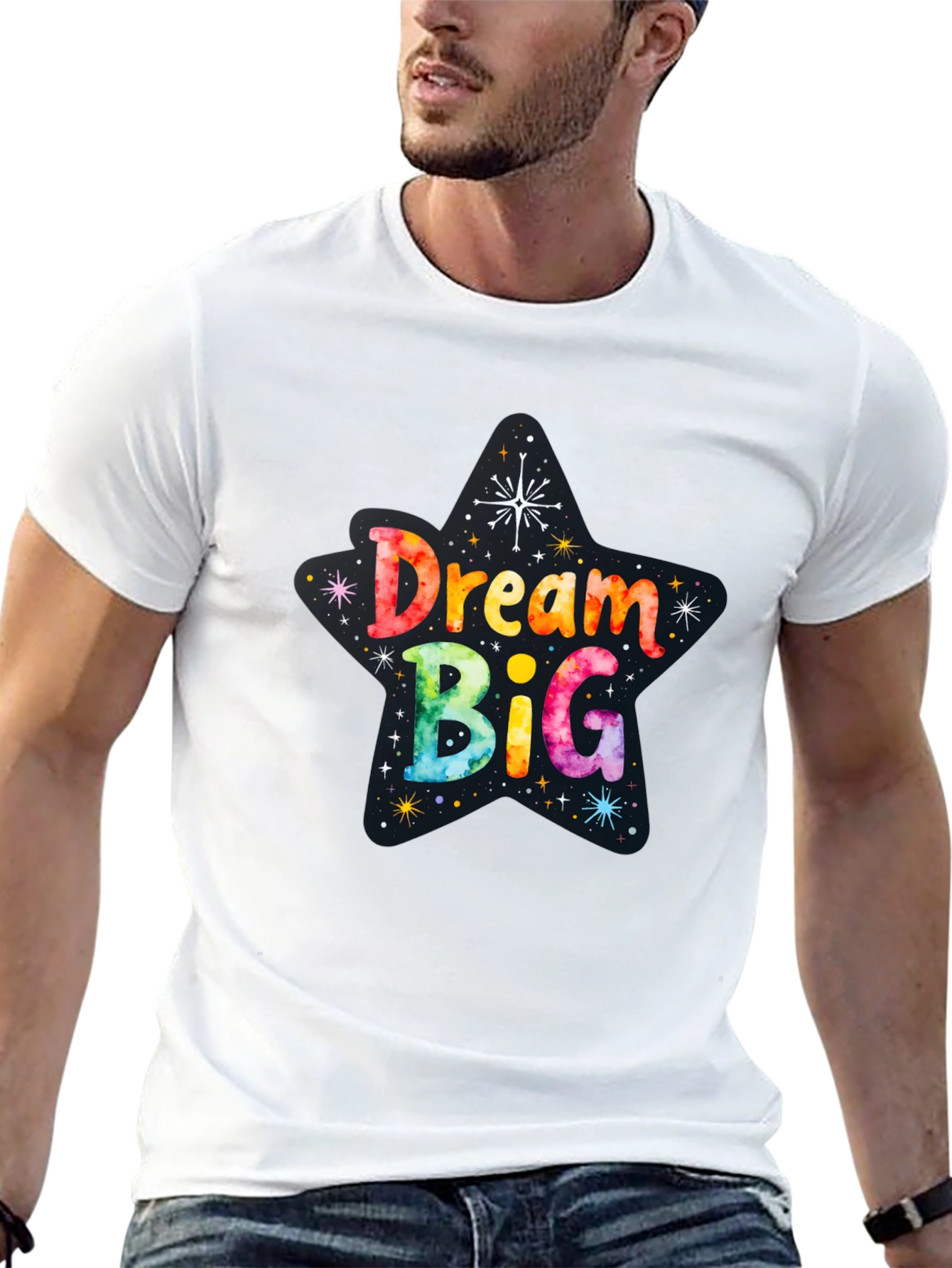 Dream Big Star Graphic T-Shirt