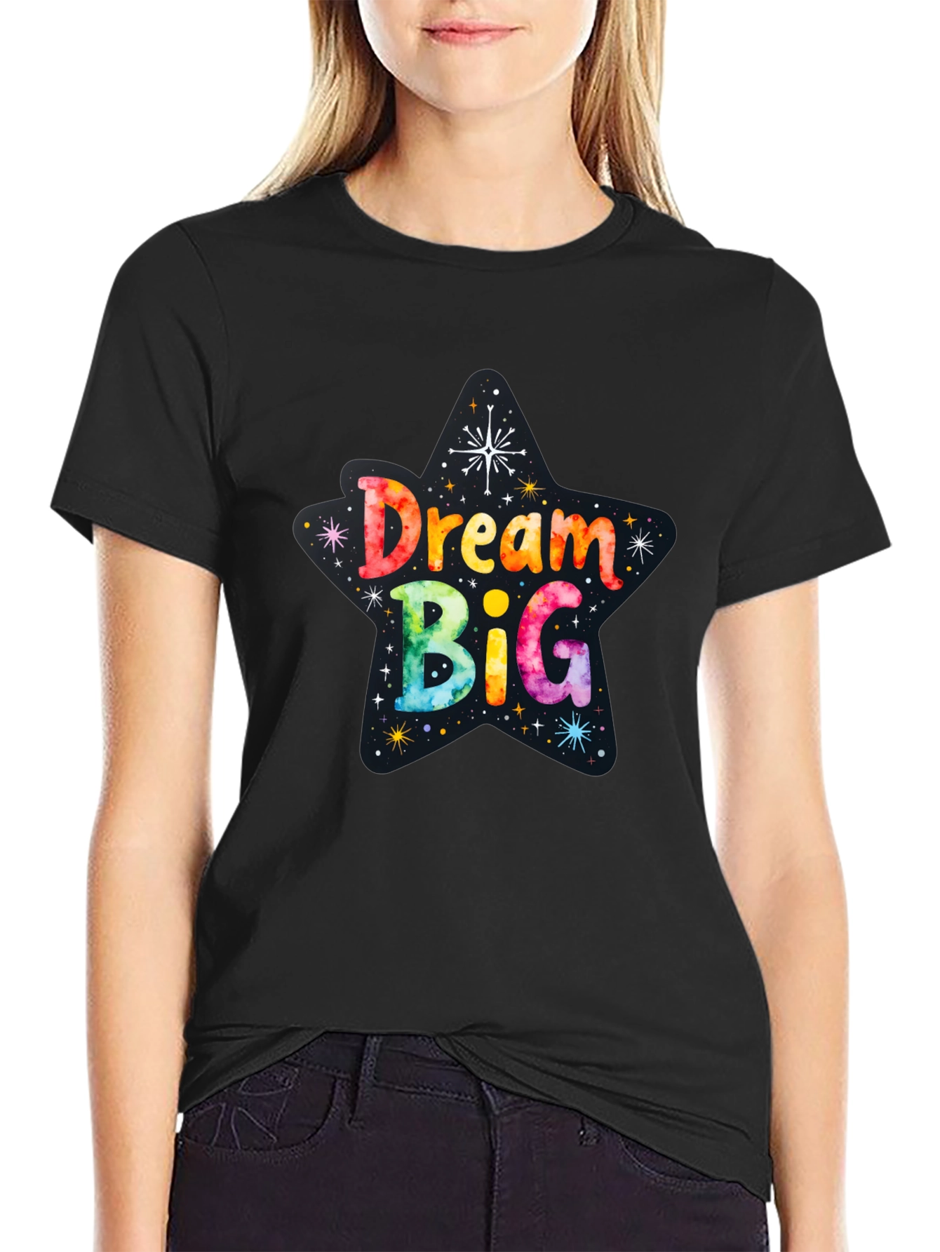 Dream Big Star Graphic T-Shirt