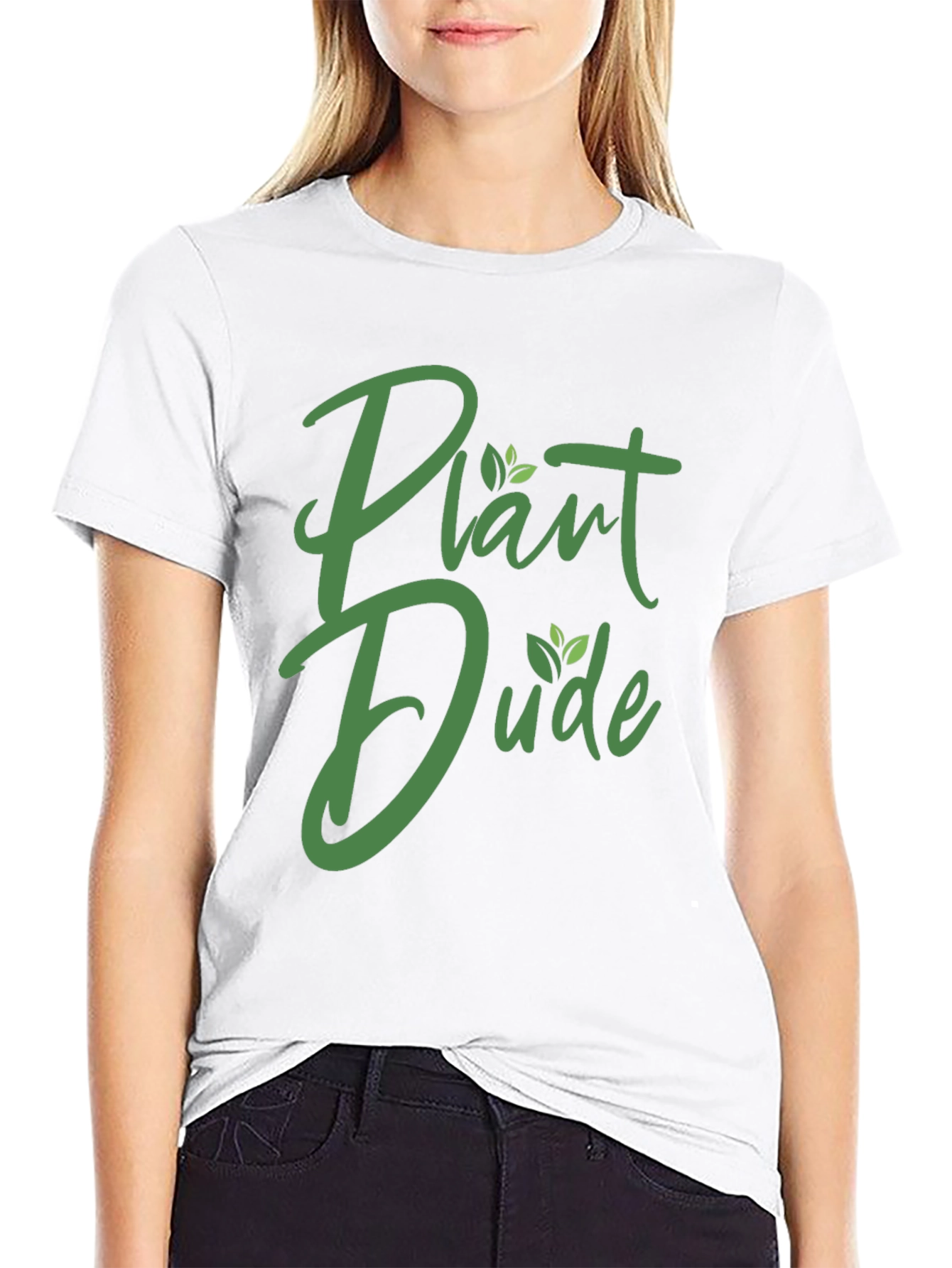 Plant Dude Graphic Tee - Black Cotton T-Shirt