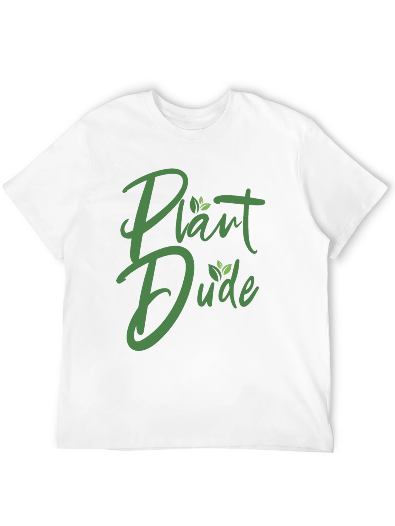 Plant Dude Graphic Tee - Black Cotton T-Shirt