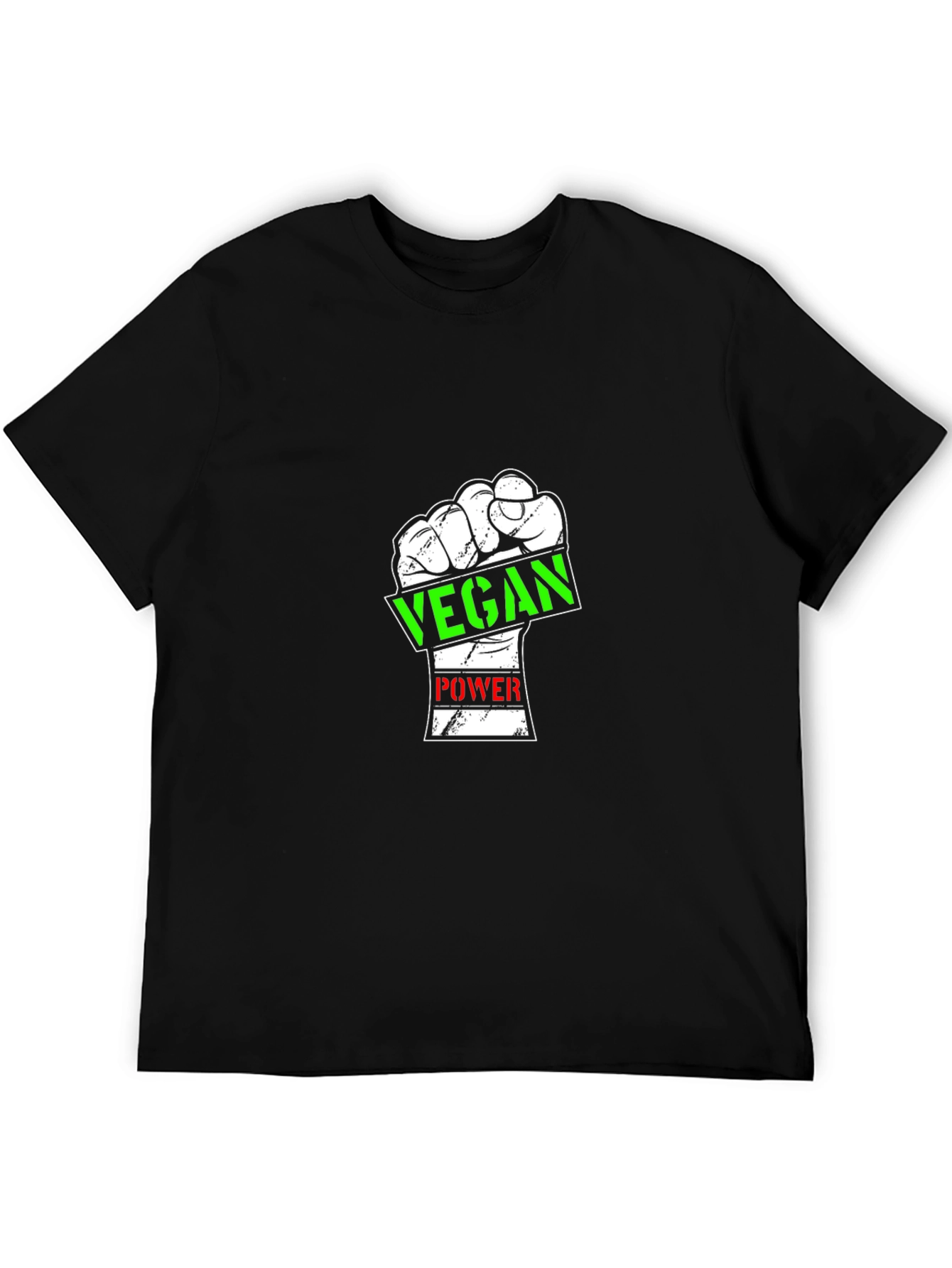 Vegan Power Fist Graphic T-Shirt