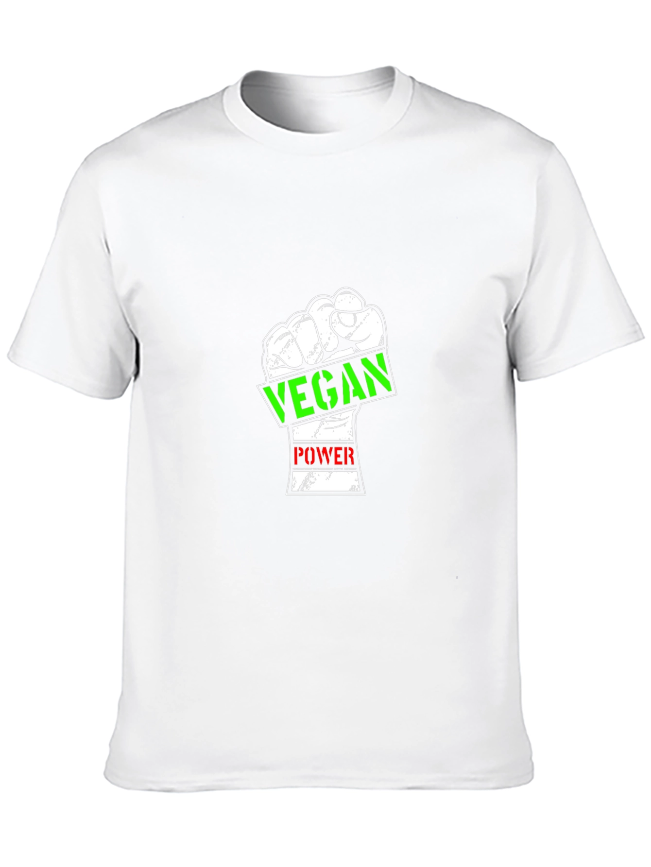 Vegan Power Fist Graphic T-Shirt