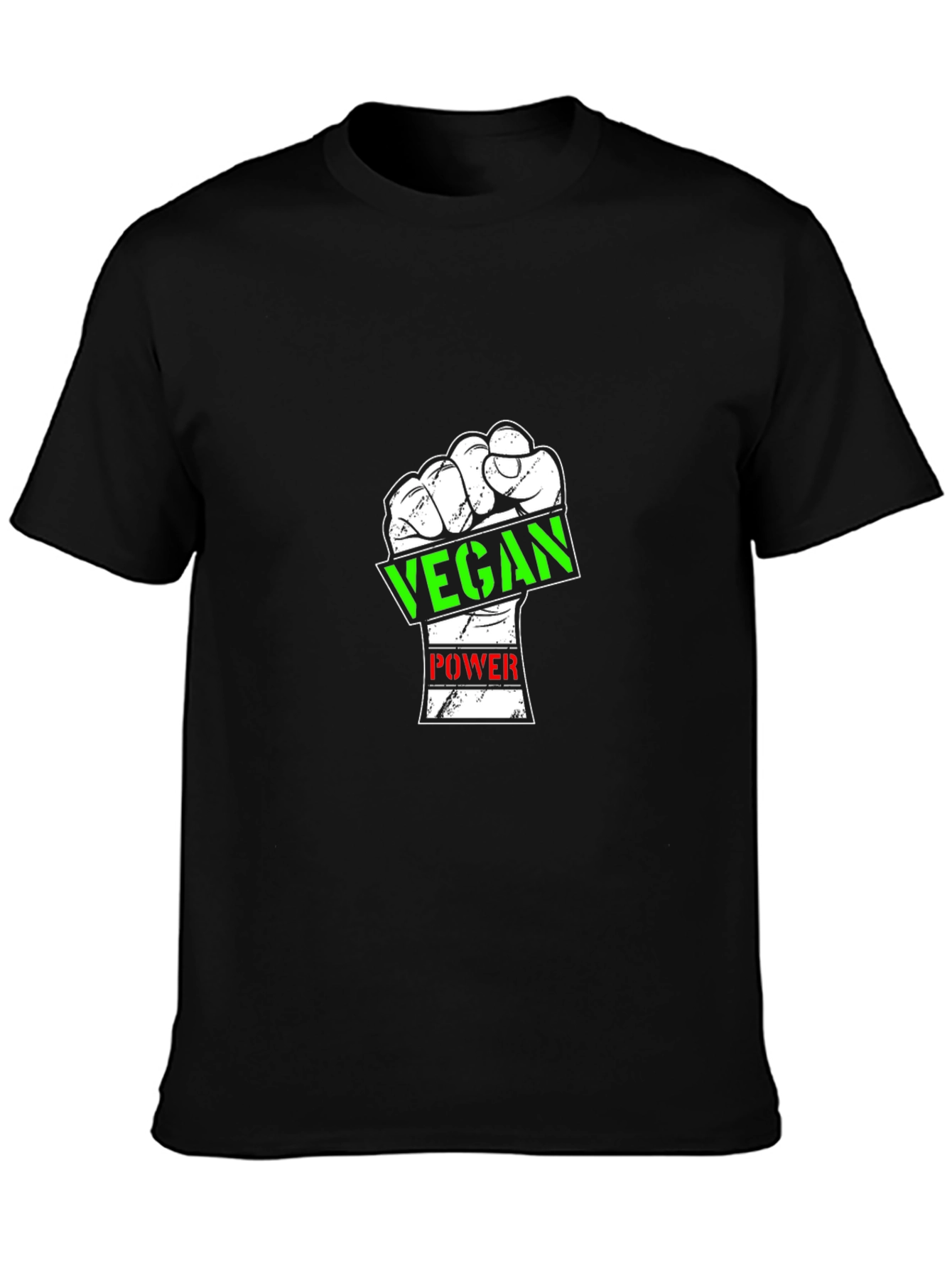Vegan Power Fist Graphic T-Shirt