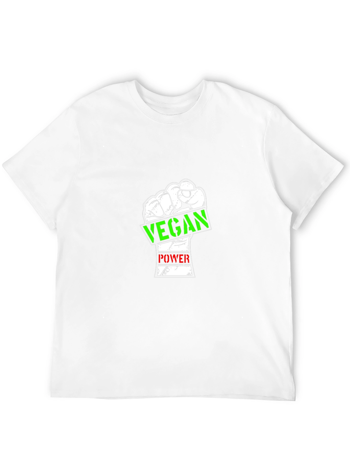 Vegan Power Fist Graphic T-Shirt