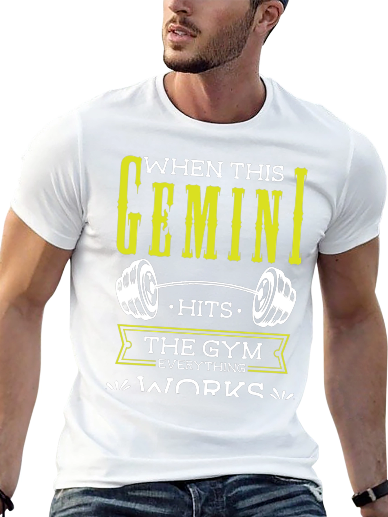 Gemini Gym T-Shirt - Zodiac Workout Tee