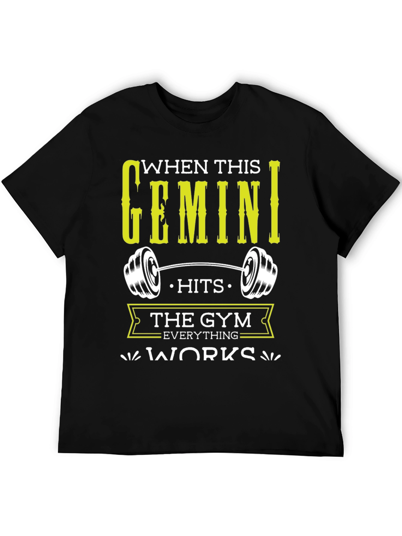 Gemini Gym T-Shirt - Zodiac Workout Tee