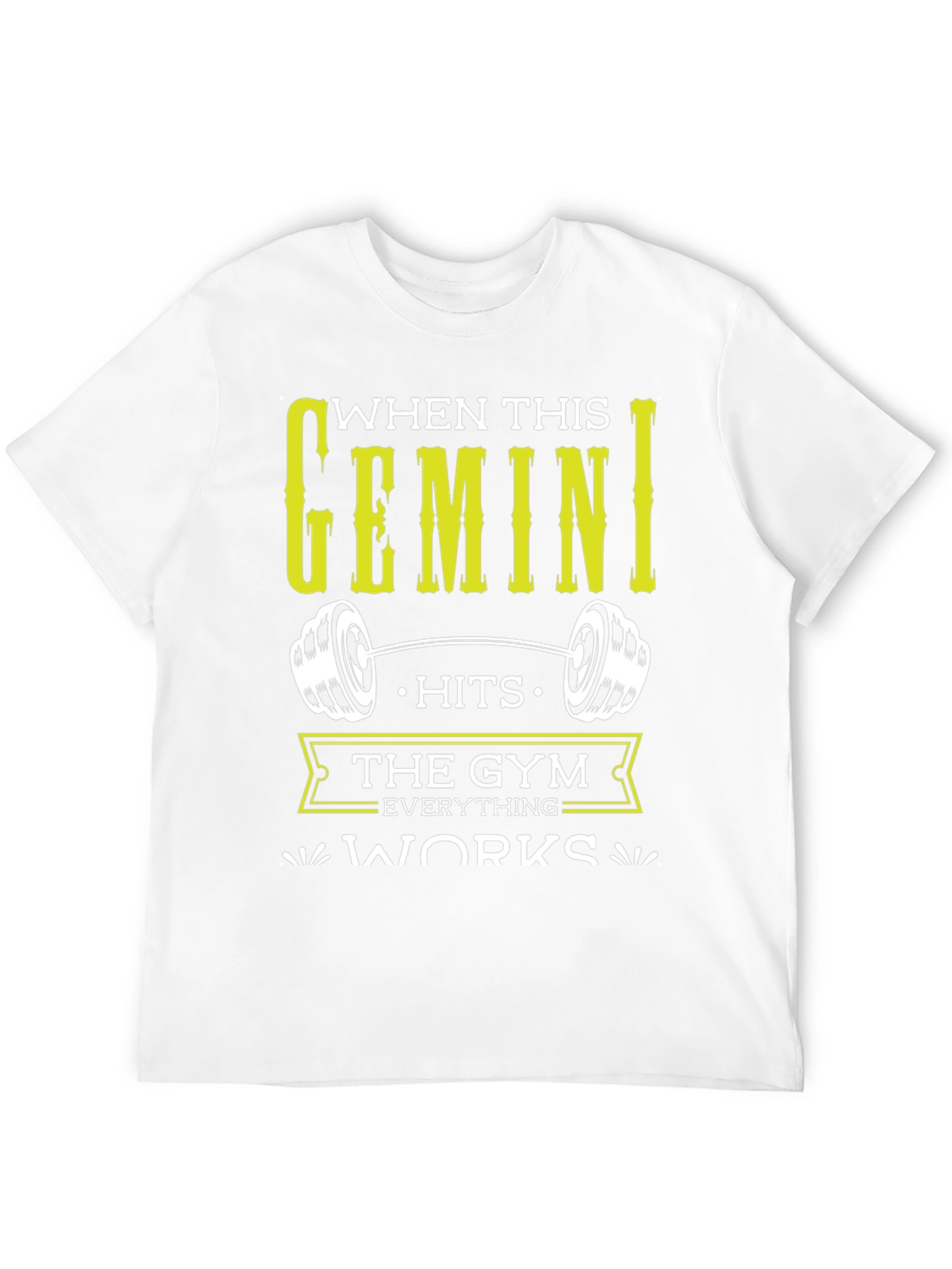 Gemini Gym T-Shirt - Zodiac Workout Tee